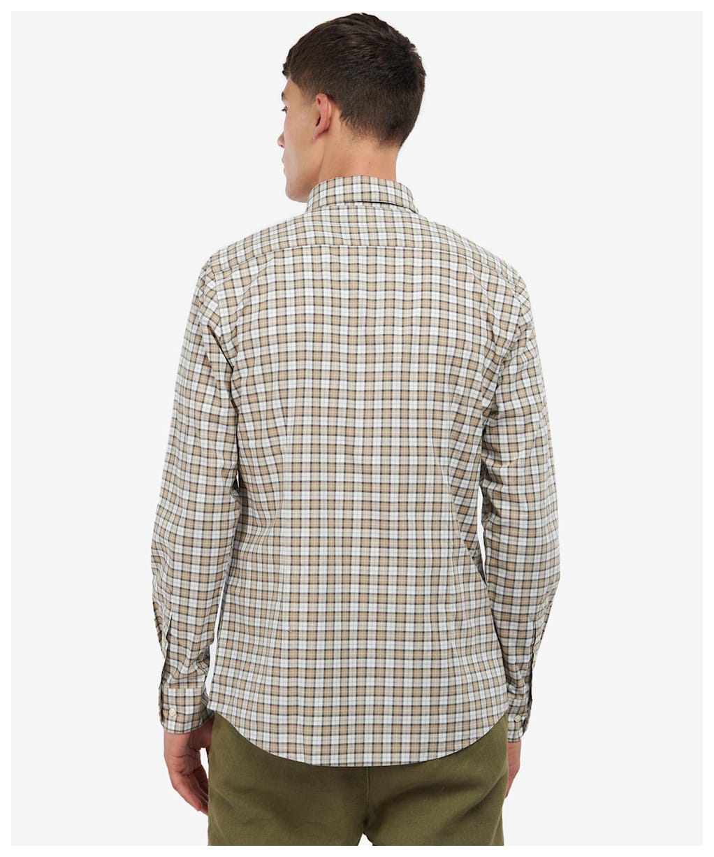 Men’s Barbour Lomond Tailored Shirt - AMBLE SAND TARTA