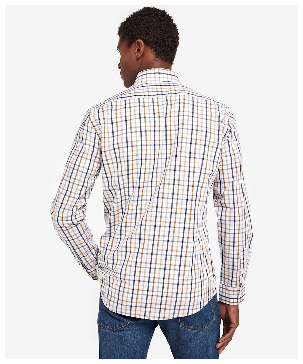 Men's Barbour Eldon Tailored Shirt - Stone