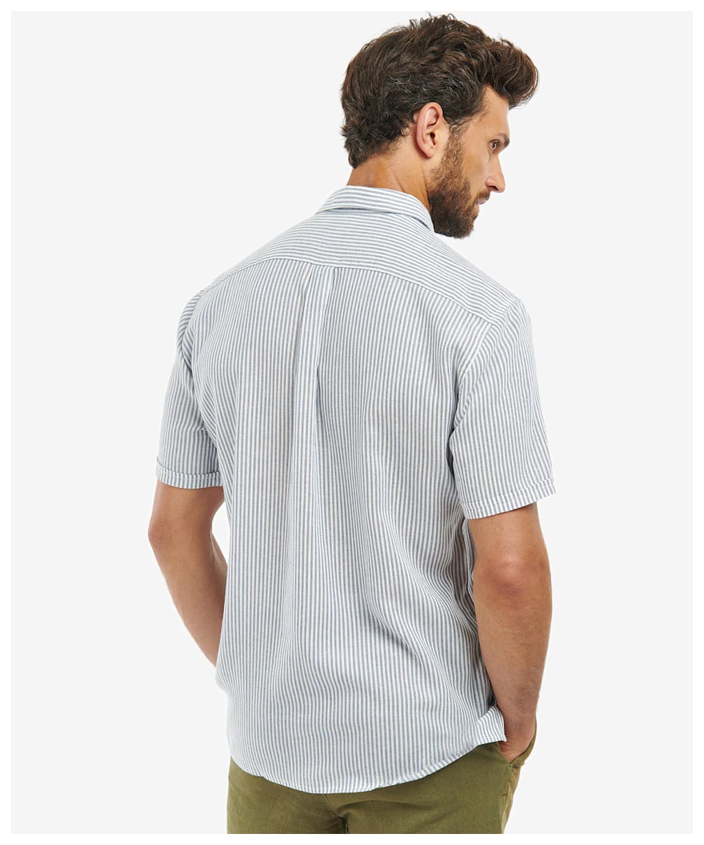 Men's Barbour Deerpark Summerfit Shirt - Navy