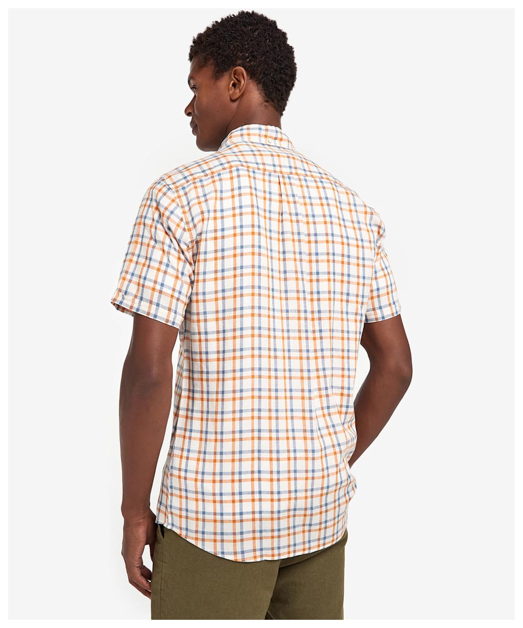 Men's Barbour Wrayside Tailored Shirt - Rust