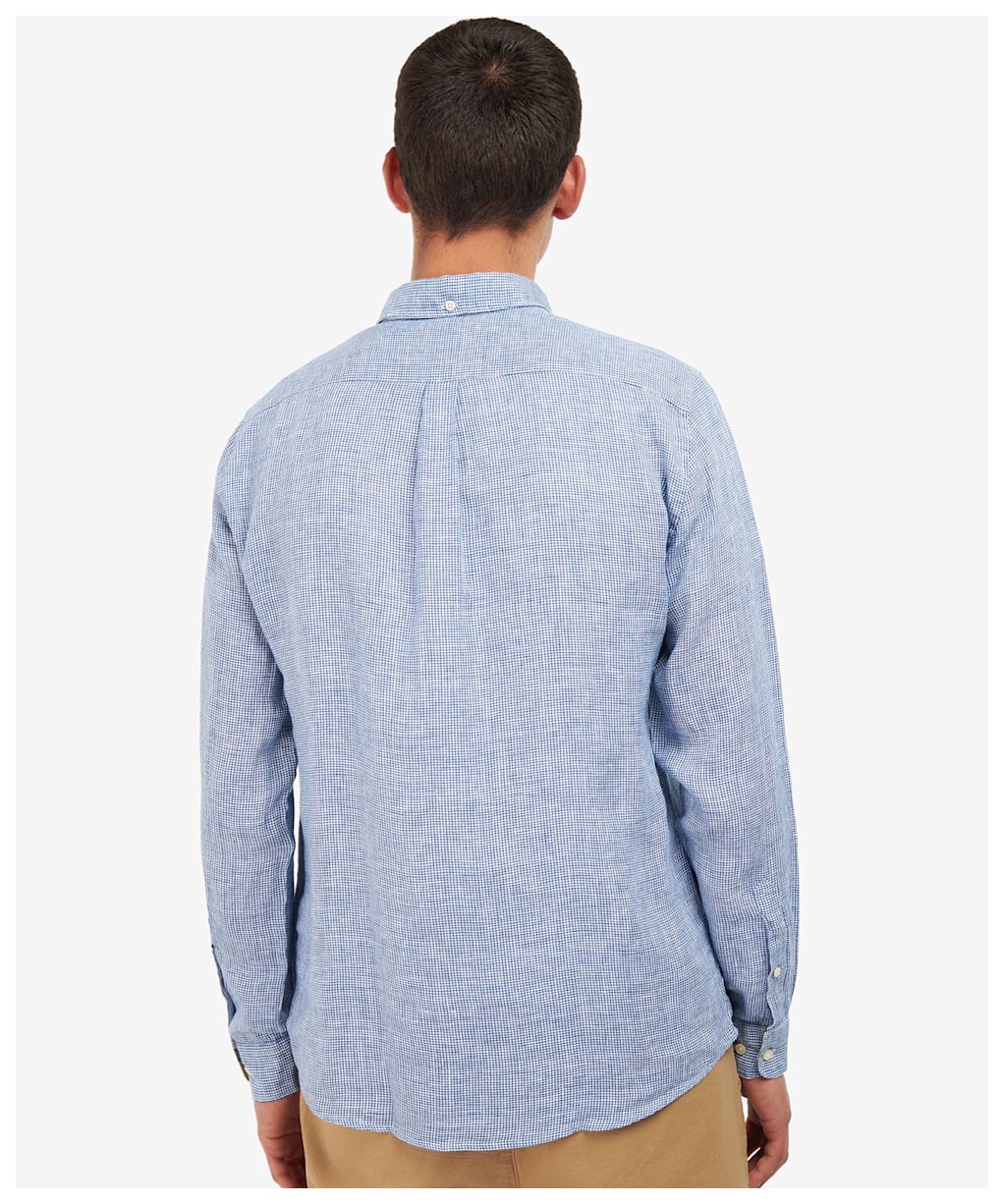 Men's Barbour Linton Tailored Shirt - Navy