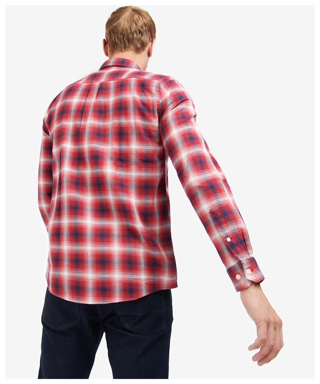 Men's Barbour International Kershaw Shirt - Faded Red