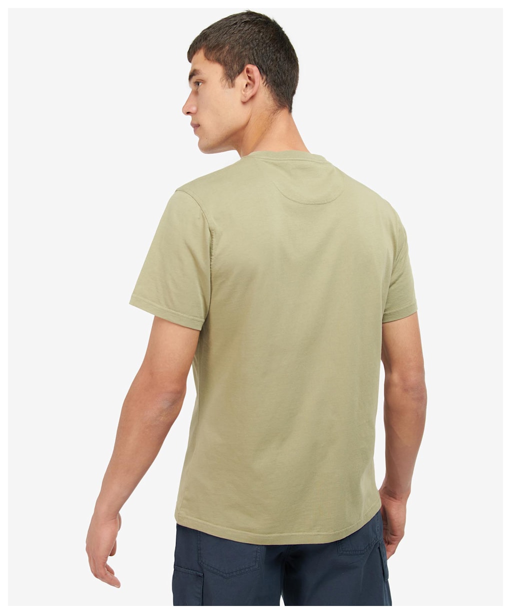 Men's Barbour Langdon Pocket T-Shirt - Bleached Olive