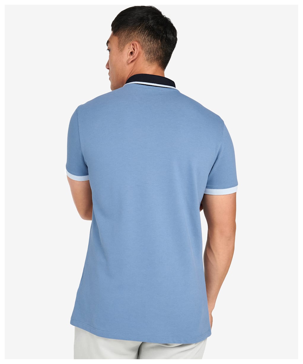 Men's Barbour International Howall Polo Shirt - Blue Horizon