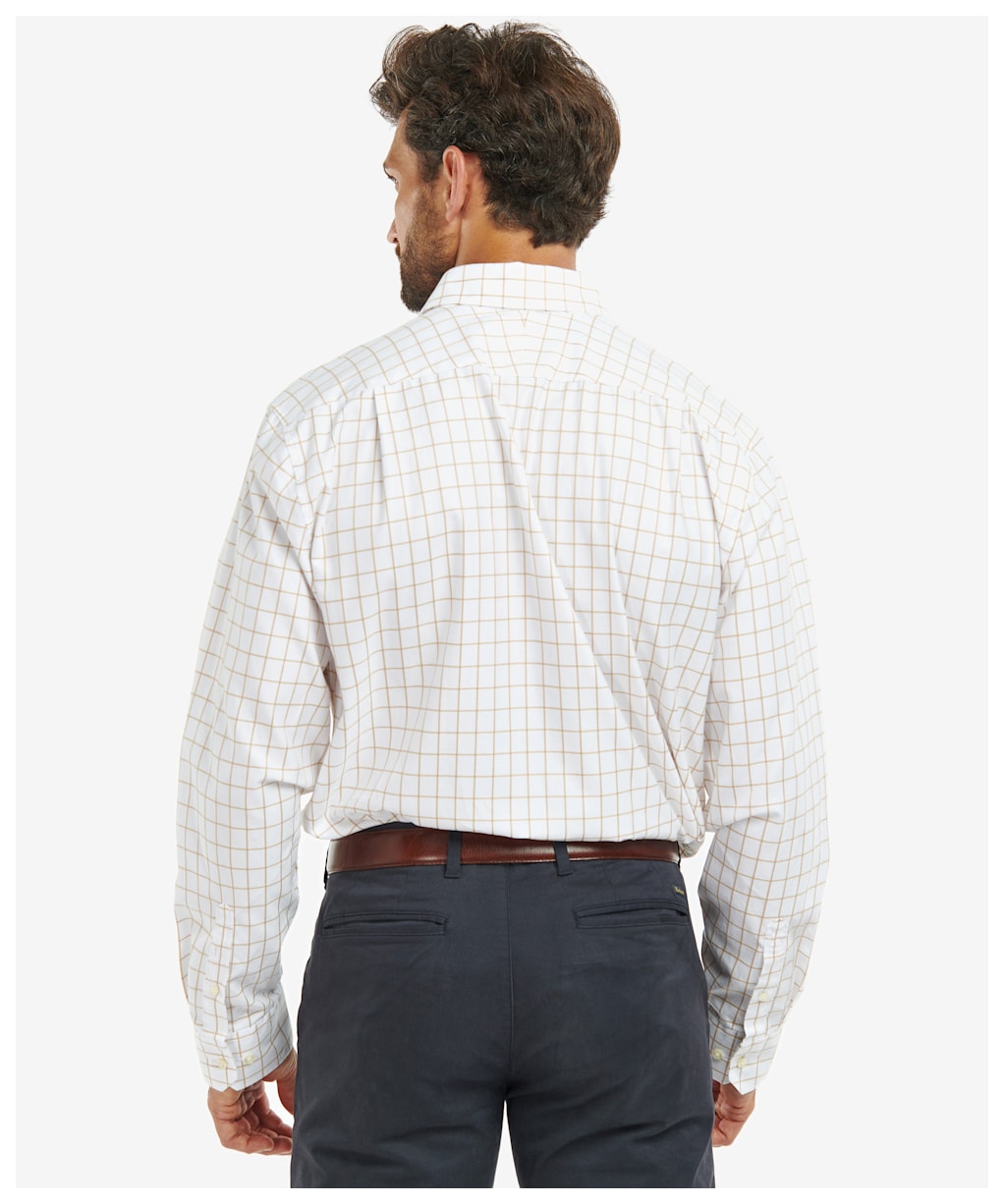 Men's Barbour Hanstead Country Active Shirt - Stone