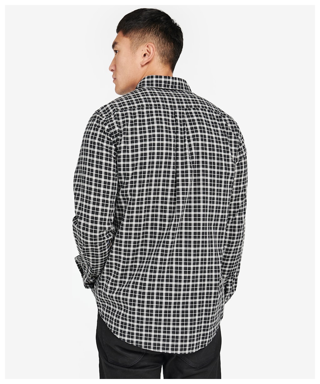 Men's Barbour International Mccloud Shirt - Black / Whisper White