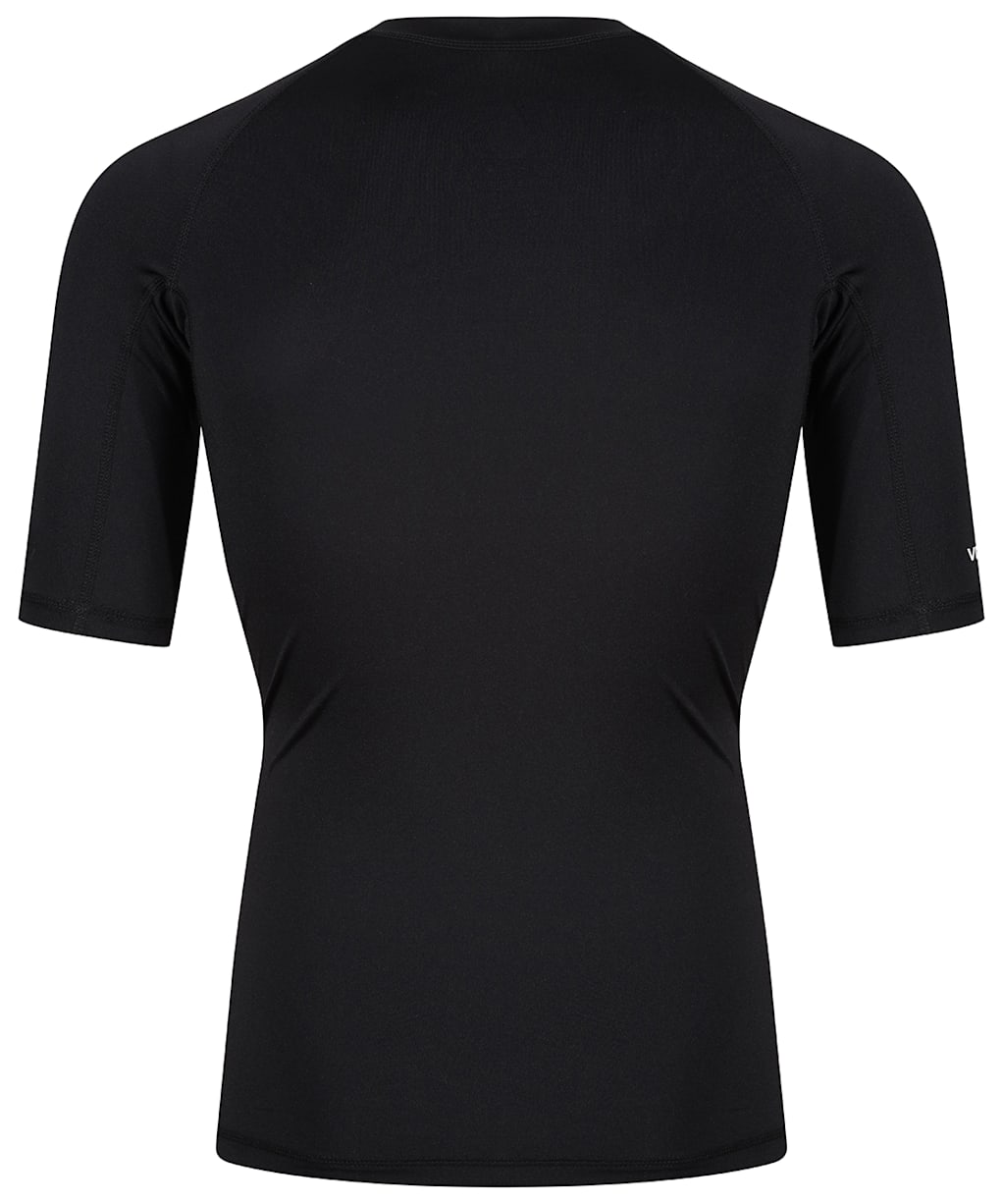 Men's Volcom Lido Solid Rashguard SS - Black