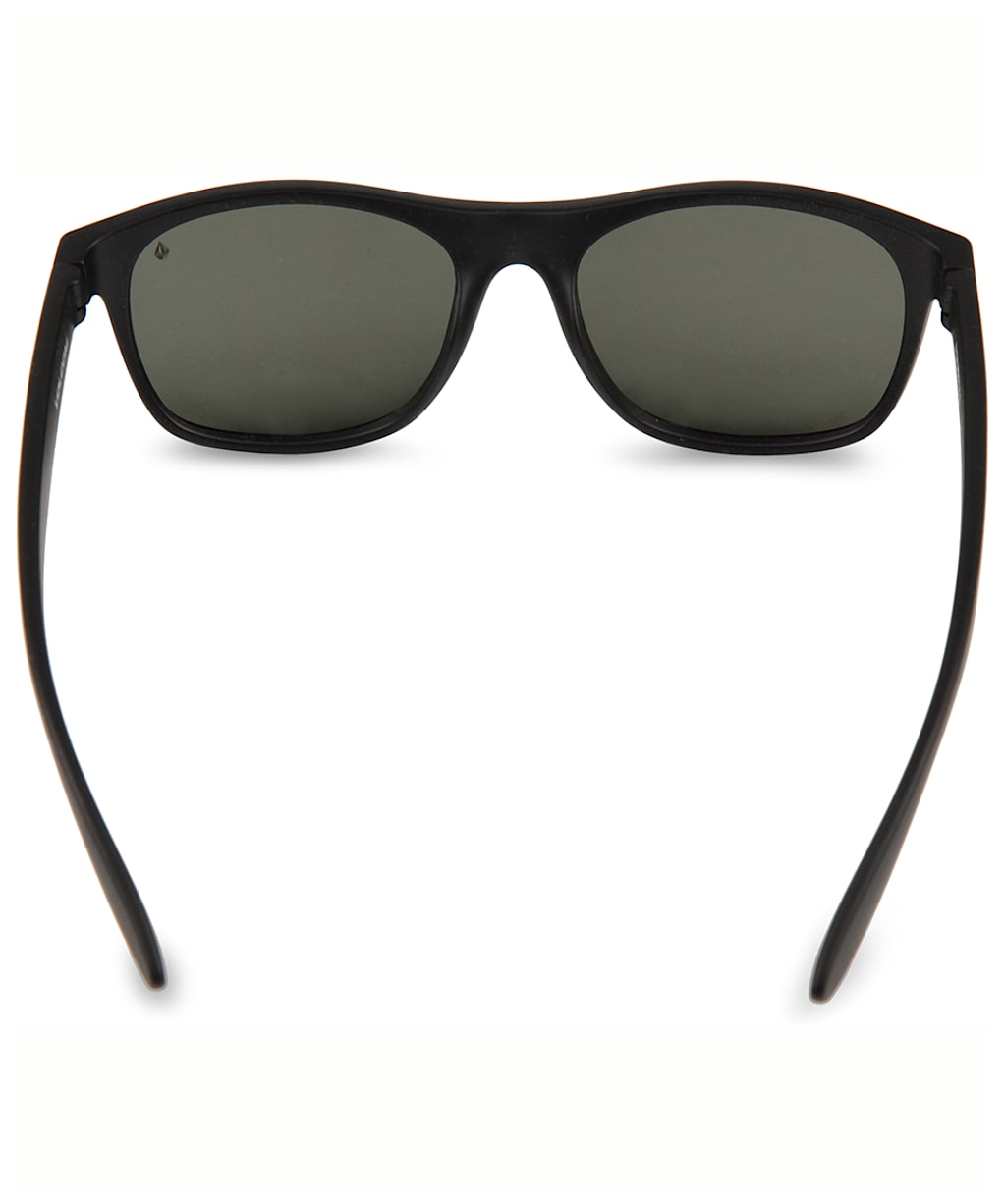 Men's Volcom Fourty6 Sunglasses - Matte Black - Gray Polarized - Grey Polarized