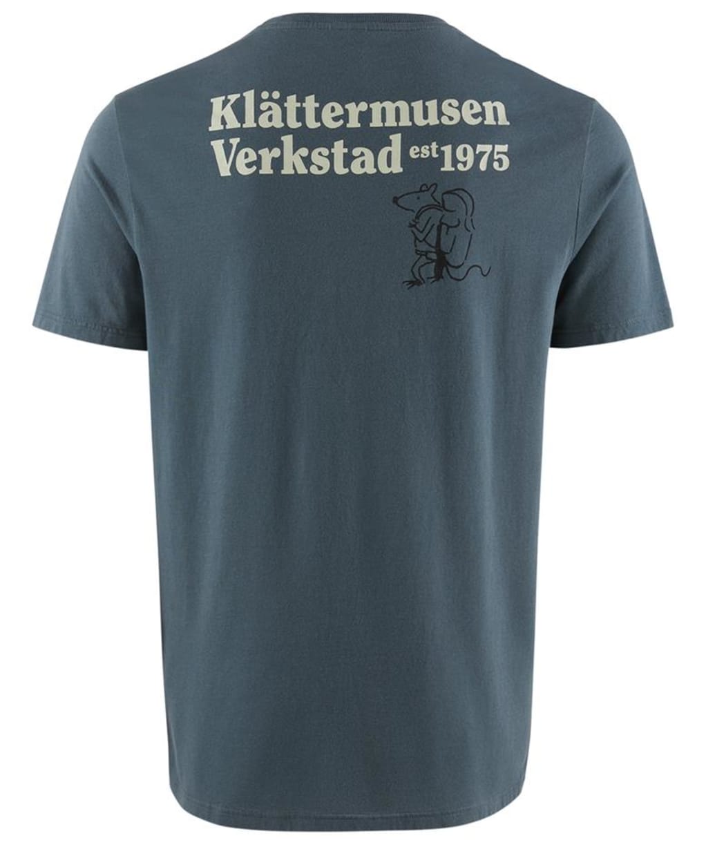 Men's Klättermusen Runa Nomad Short Sleeved T-Shirt - Thistle Blue
