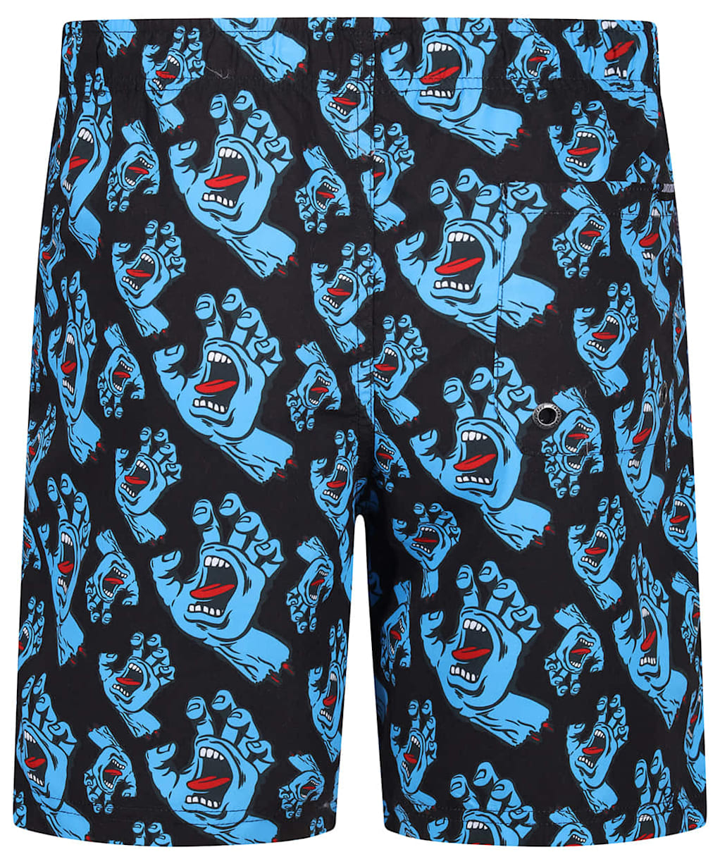Men's Santa Cruz Hands All Over Swimshort - Black