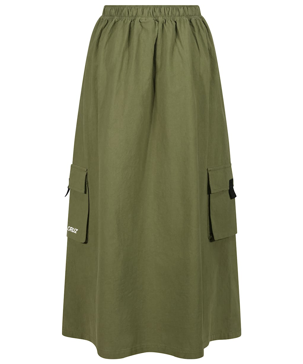 Women's Santa Cruz Strip Cargo Skirt - Green