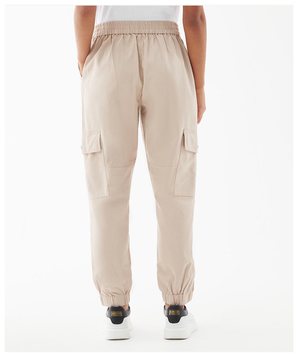 Women's Barbour International Monaco Trousers - Buff