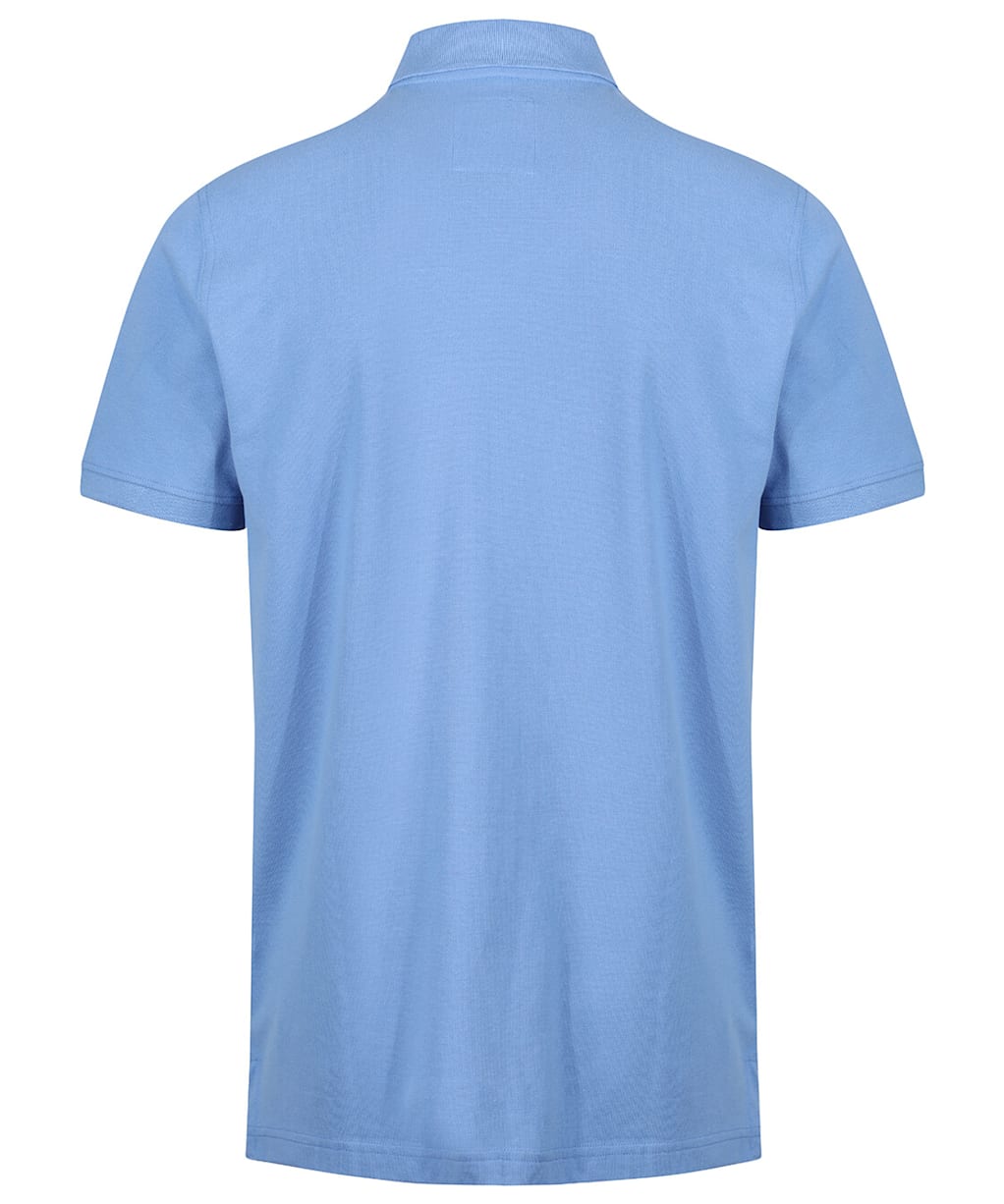 Men's Crew Clothing Classic Pique Polo Shirt - Cornflower Blue