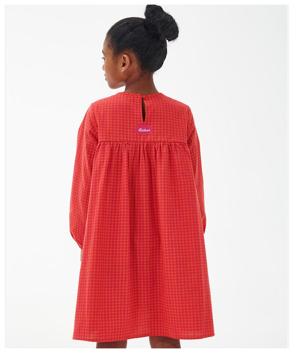 Girl's Barbour Harper Dress - 10-15yrs - Pink Dahlia