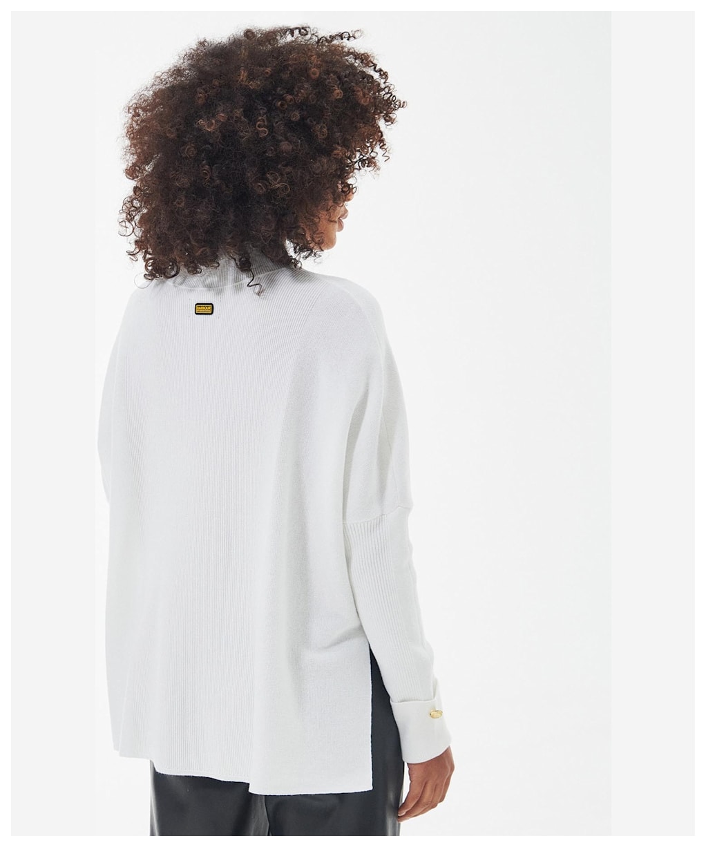 Women's Barbour International Enfield Knit - Off White