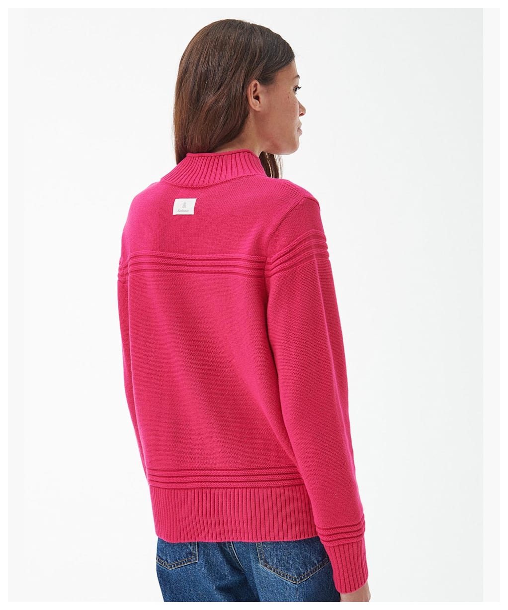 Women's Barbour Breeze Knit - Pink Dahlia