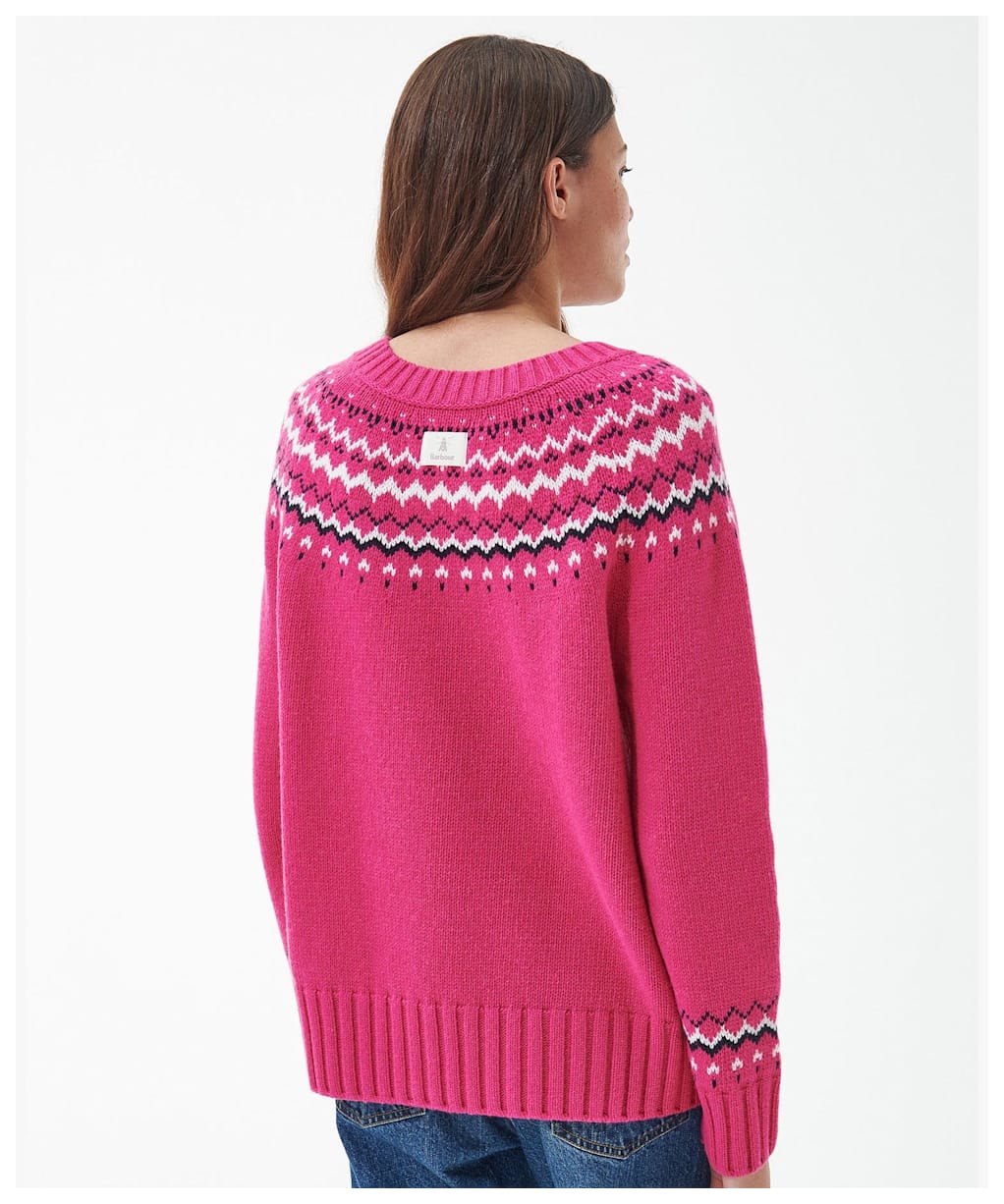 Women's Barbour Tidal Knit - Pink Dahlia