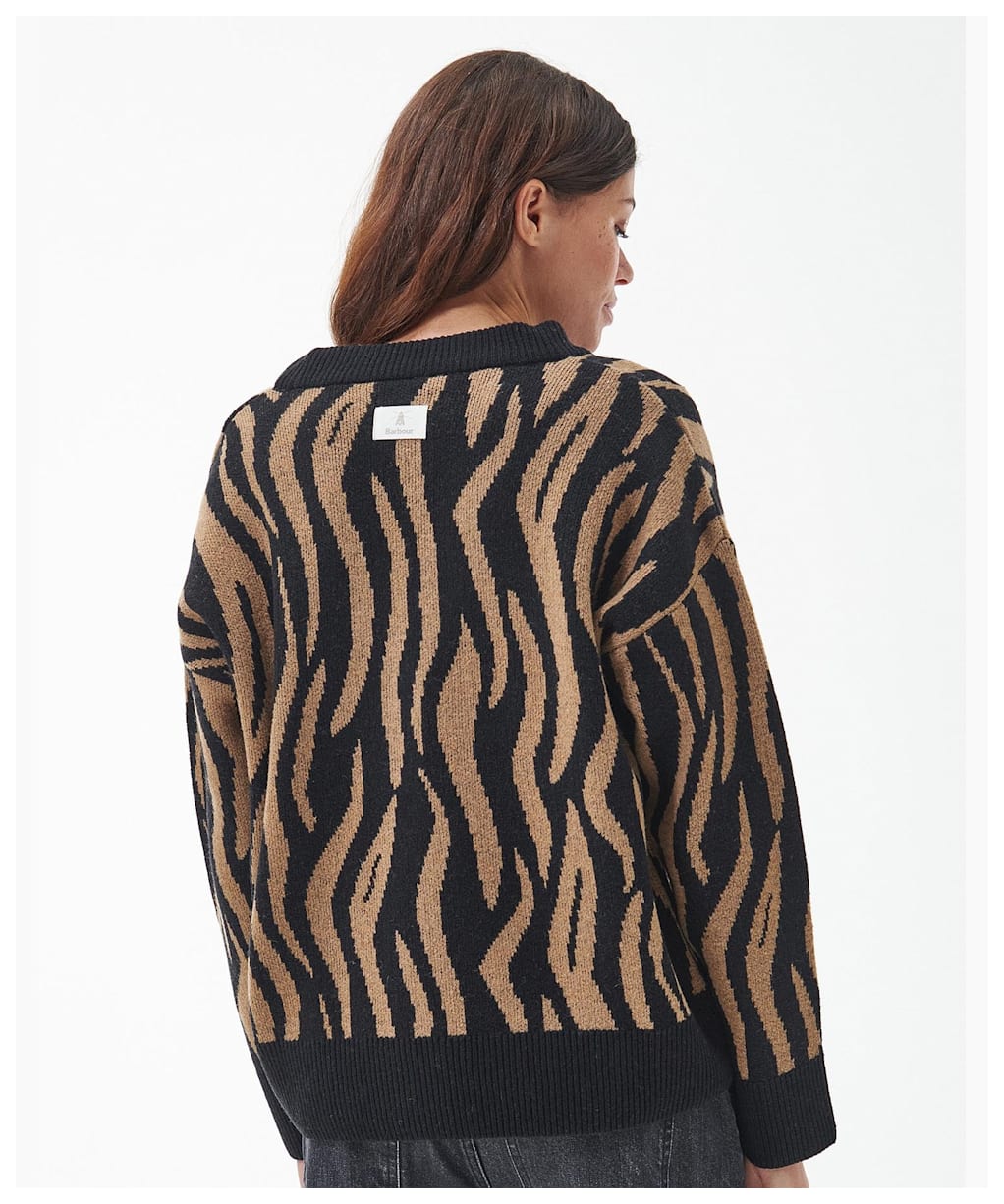 Women's Barbour Lichen Cardigan - Black