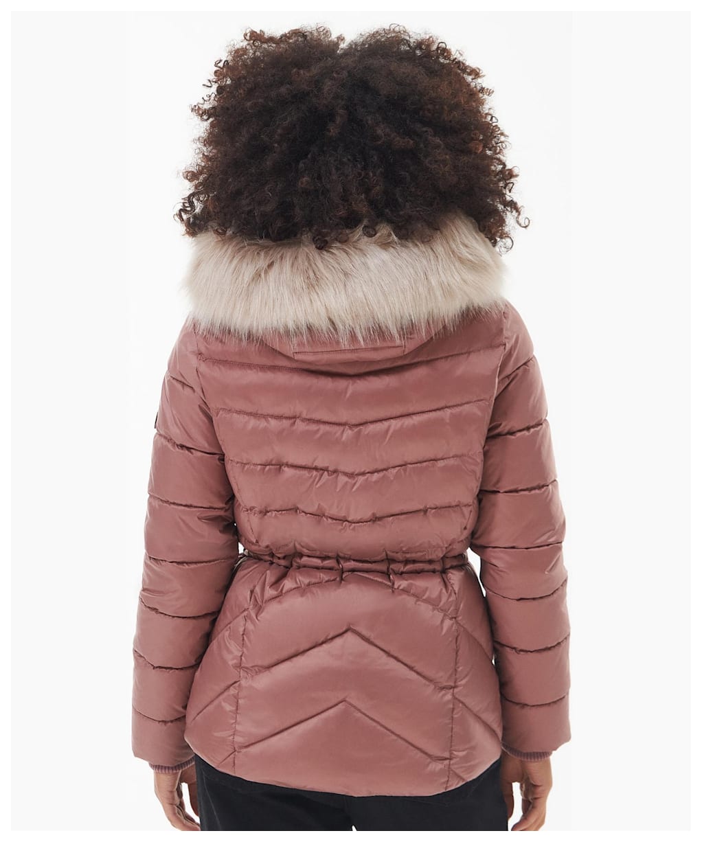Women's Barbour International Island Quilted Jacket - Arabesque