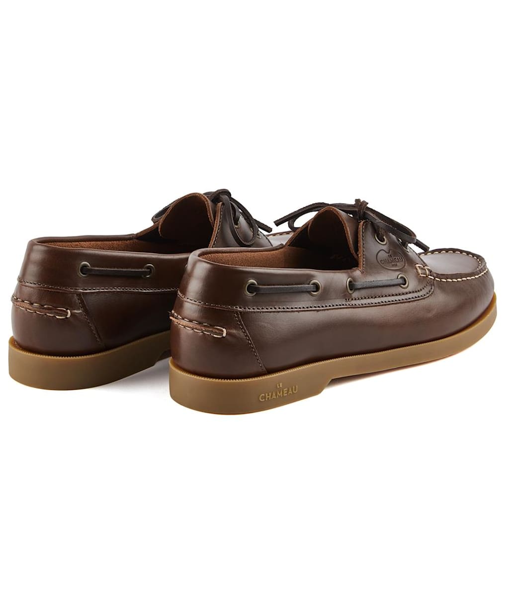 Men’s Le Chameau Galion Deck Shoes - Marron