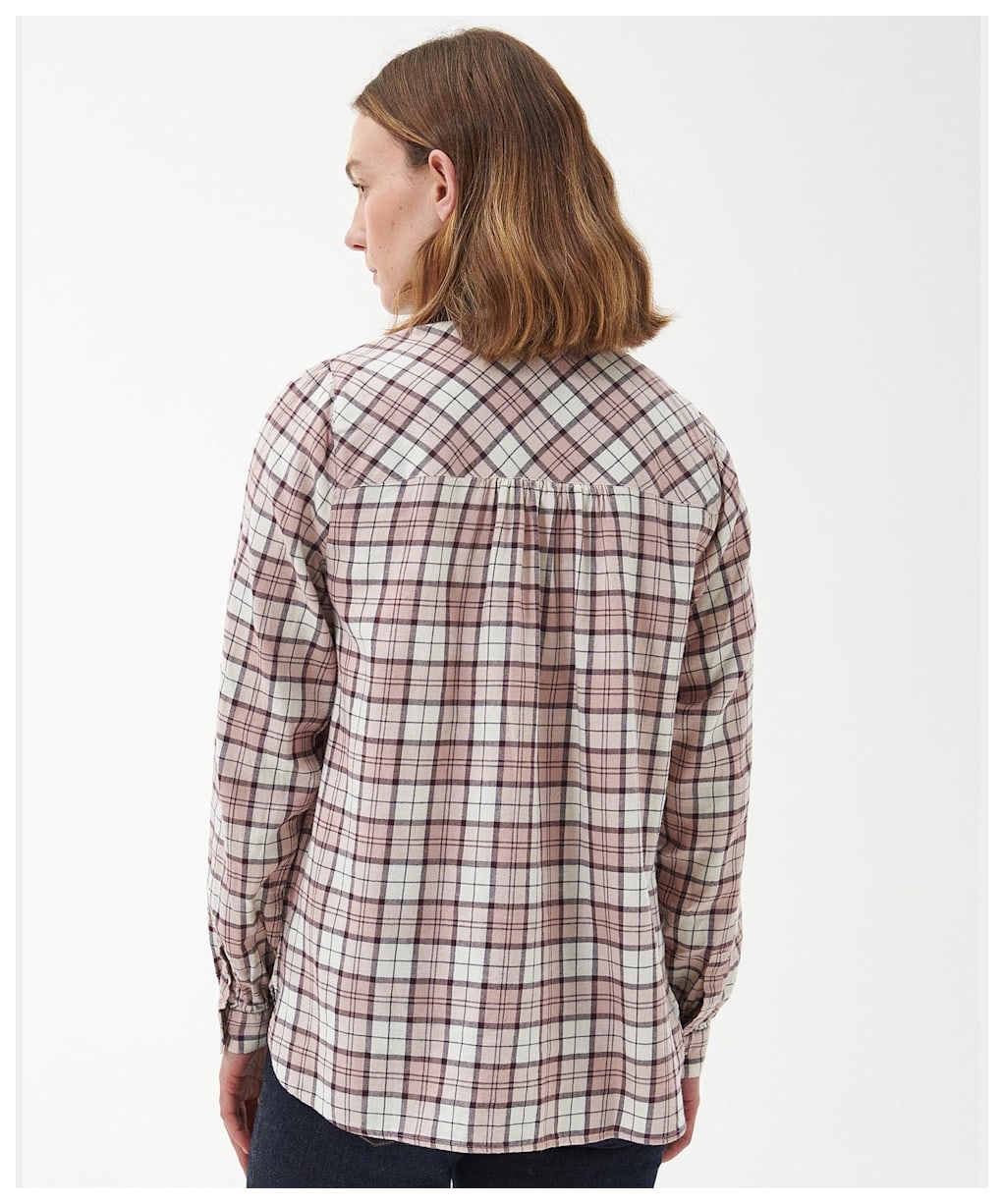 Women's Barbour Herring Shirt - CLOUD/GARDENIA C