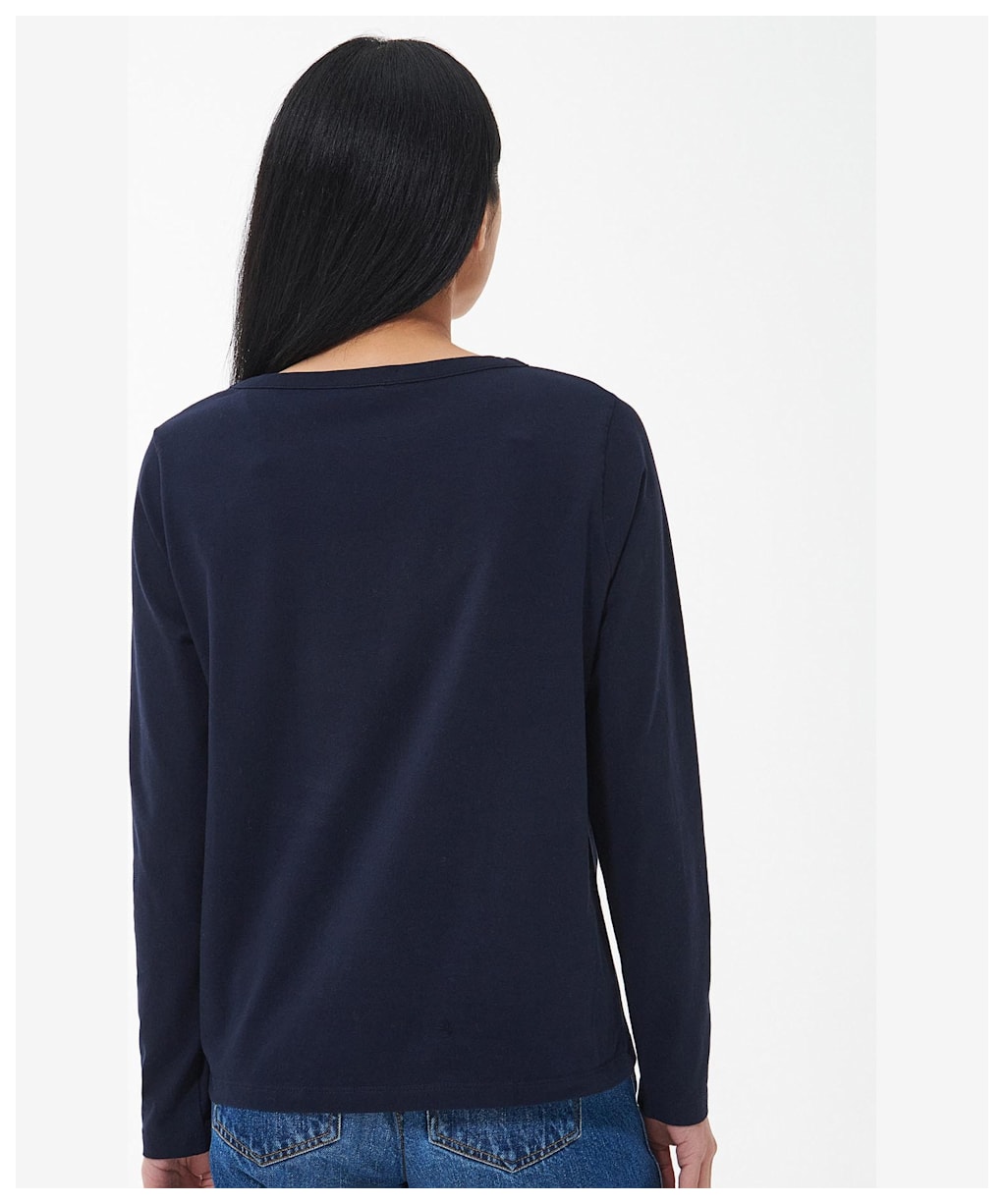 Women's Barbour Bracken T-shirt - Navy