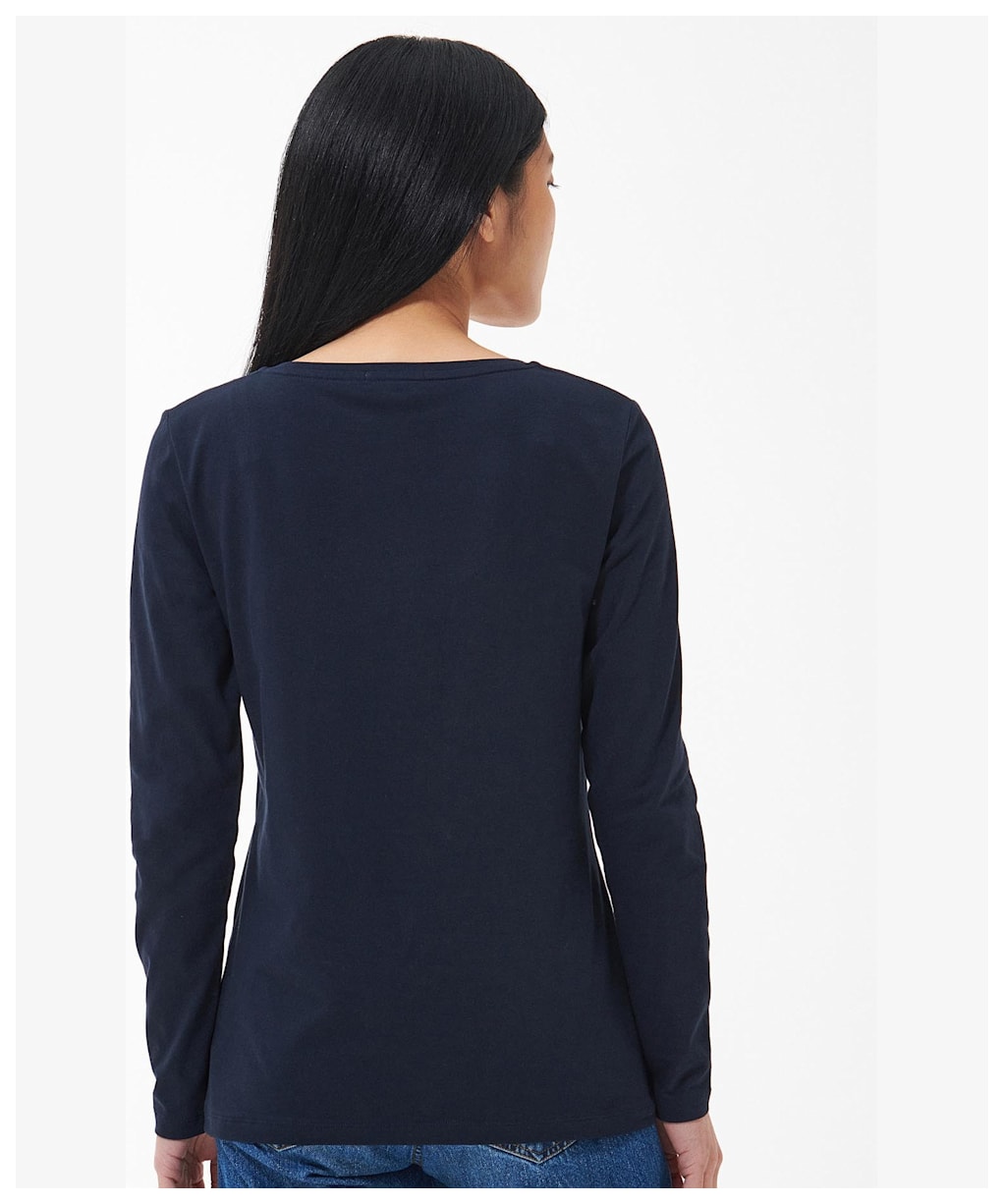 Women's Barbour Homeswood L/S T-shirt - Navy