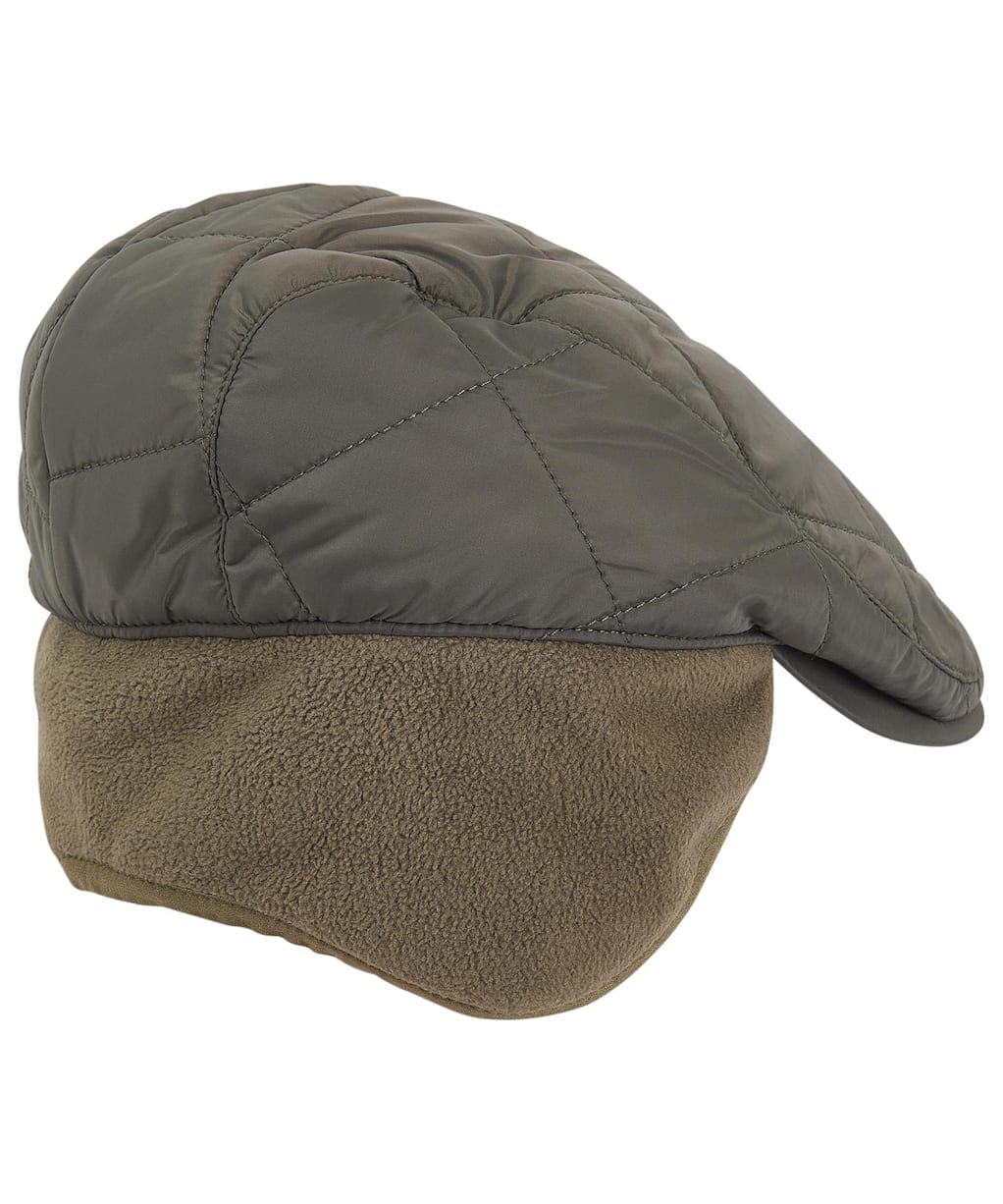 Men's Barbour Burford Flat Cap - Olive
