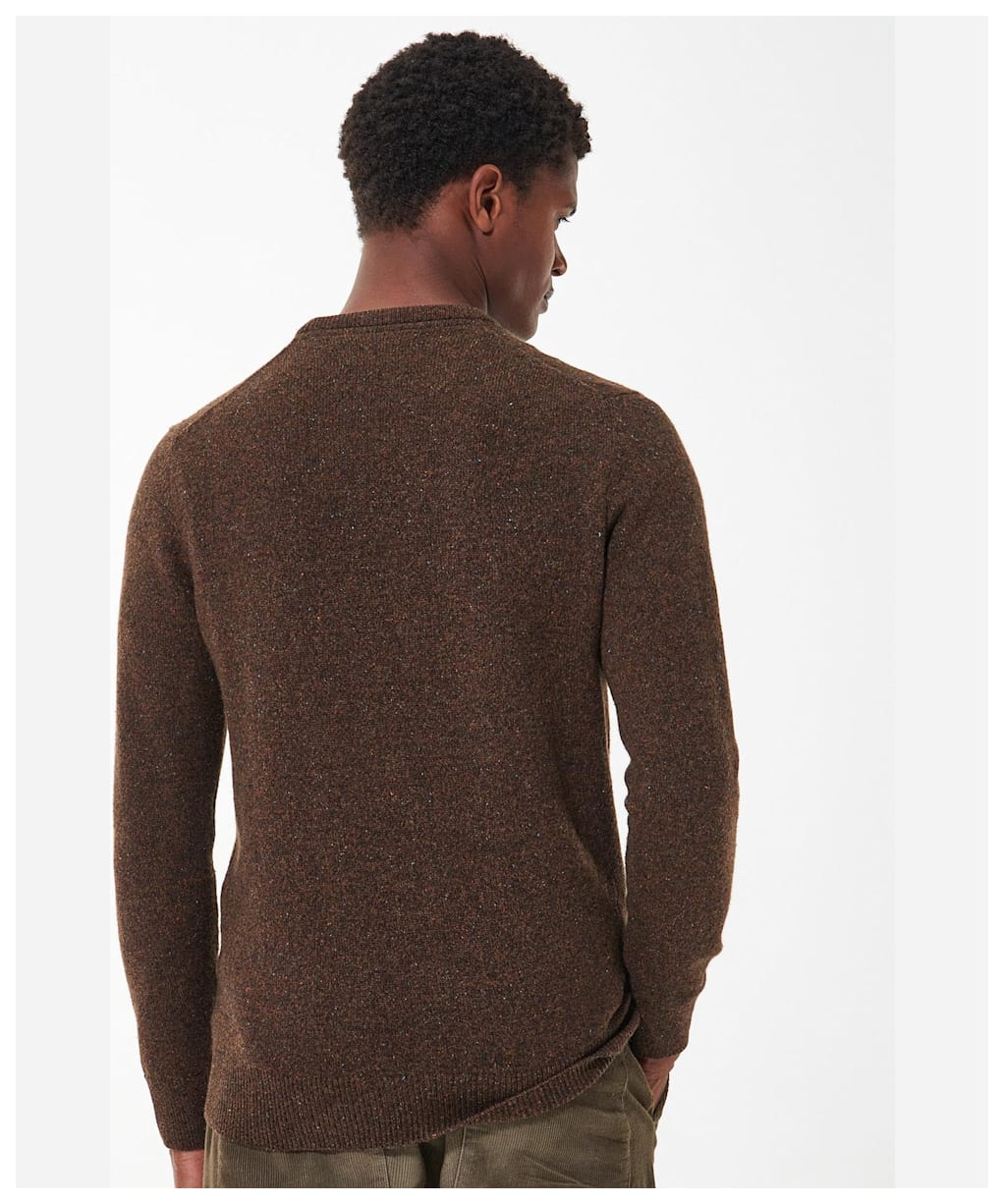 Men's Barbour Tisbury Crew Neck Sweater - Dark Sand