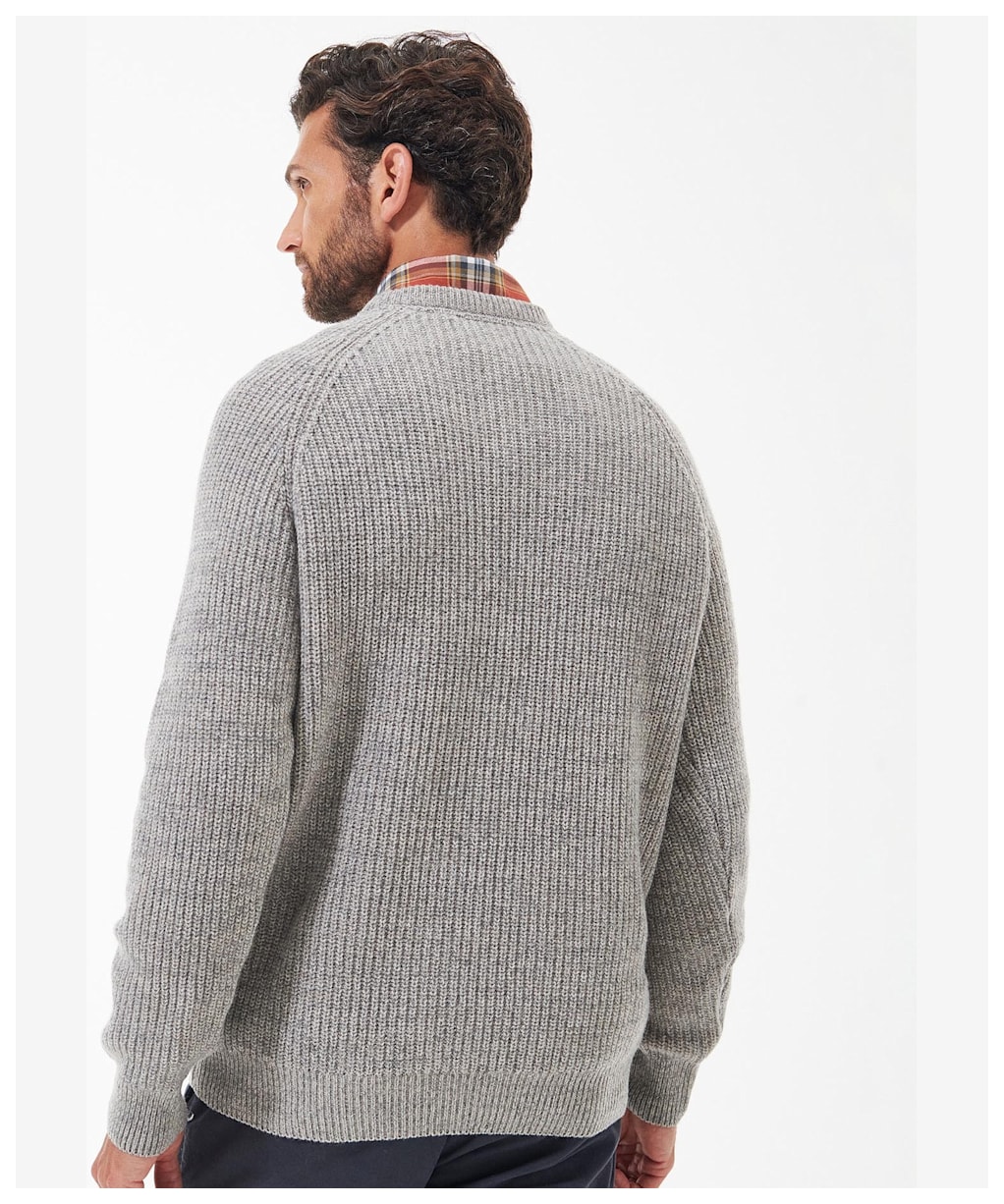Men's Barbour Horseford Crew Neck Sweater - Stone