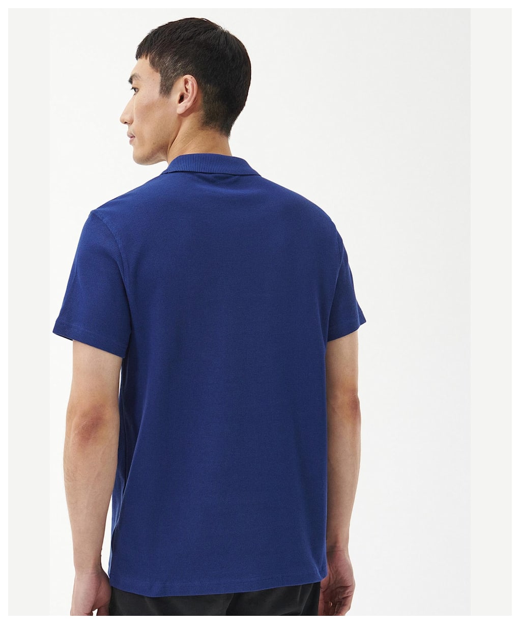Men's Barbour International Gauge Polo Shirt - Inky Blue