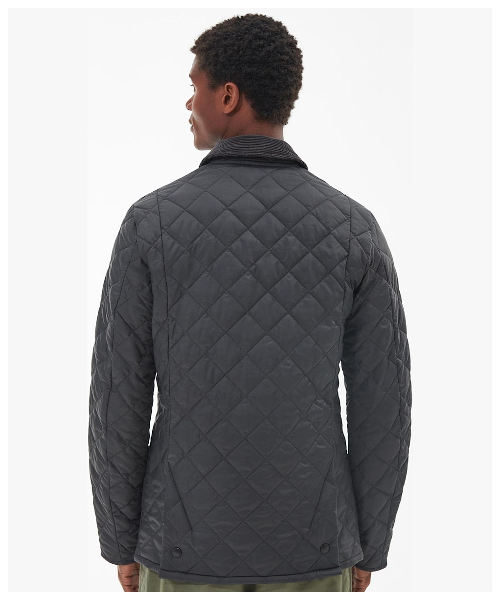Men's Barbour Heritage Liddesdale Quilted Jacket - Charcoal
