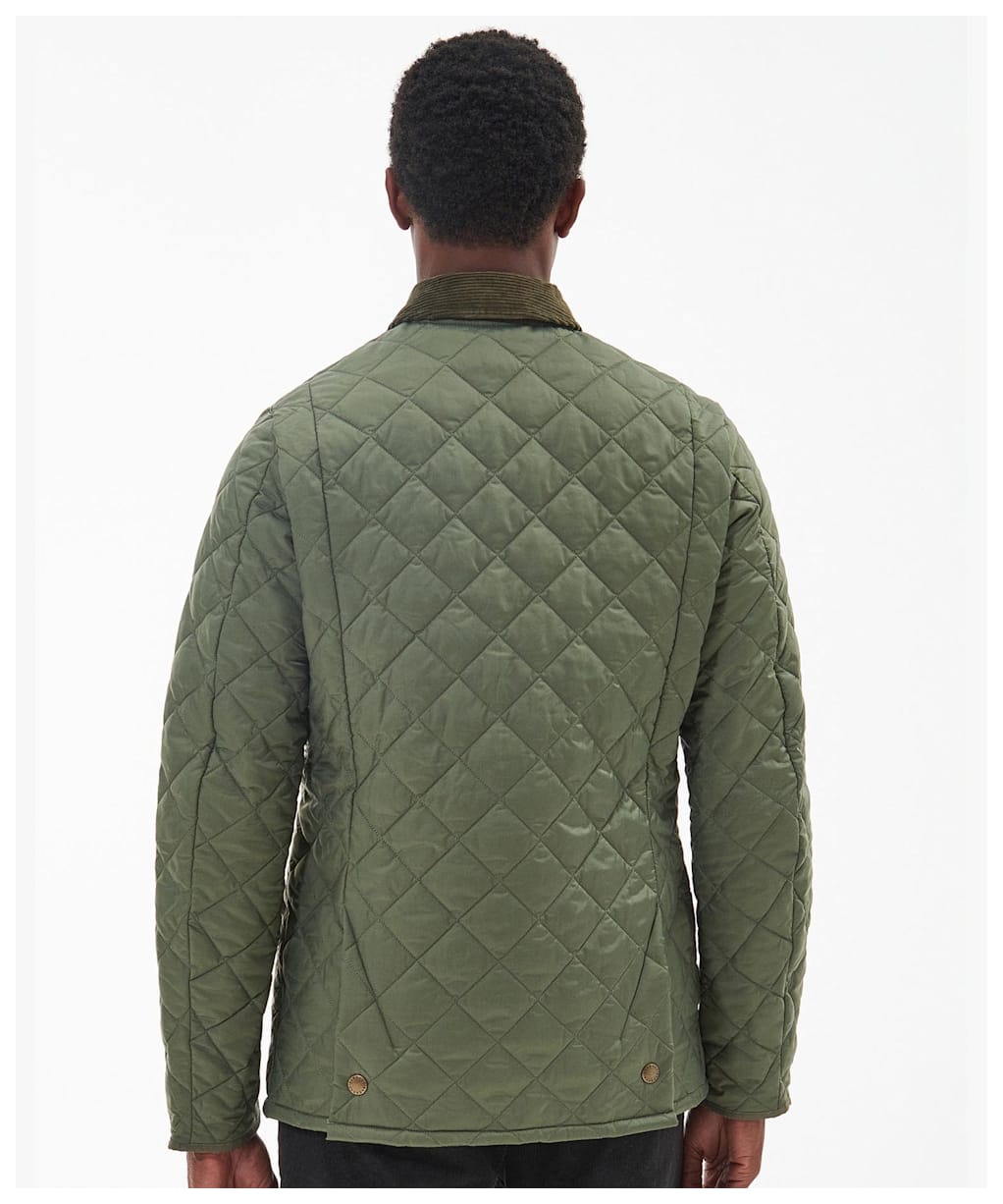 Men's Barbour Heritage Liddesdale Quilted Jacket - Light Moss