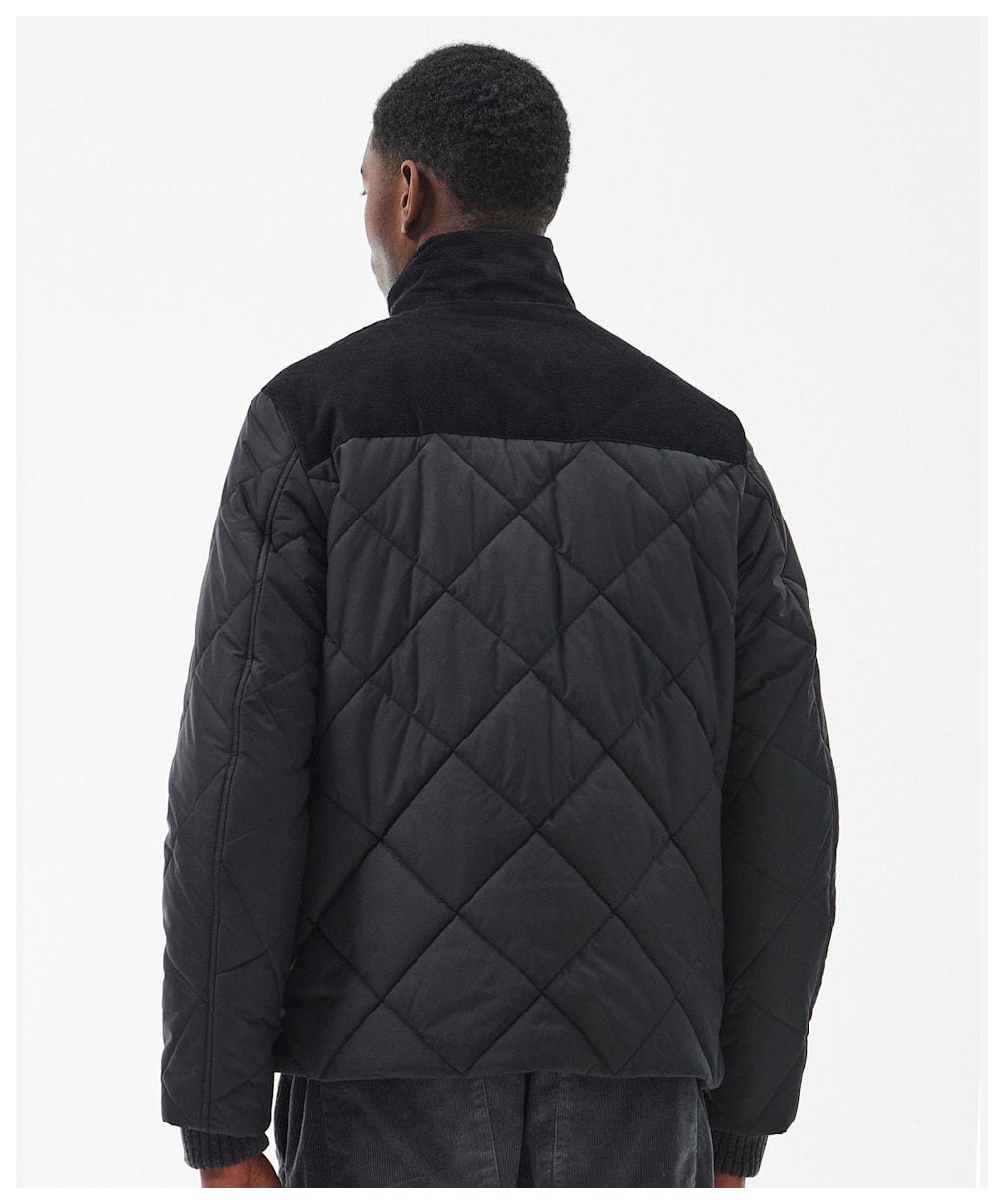 Men's Barbour Elmwood Quilted Jacket - Black