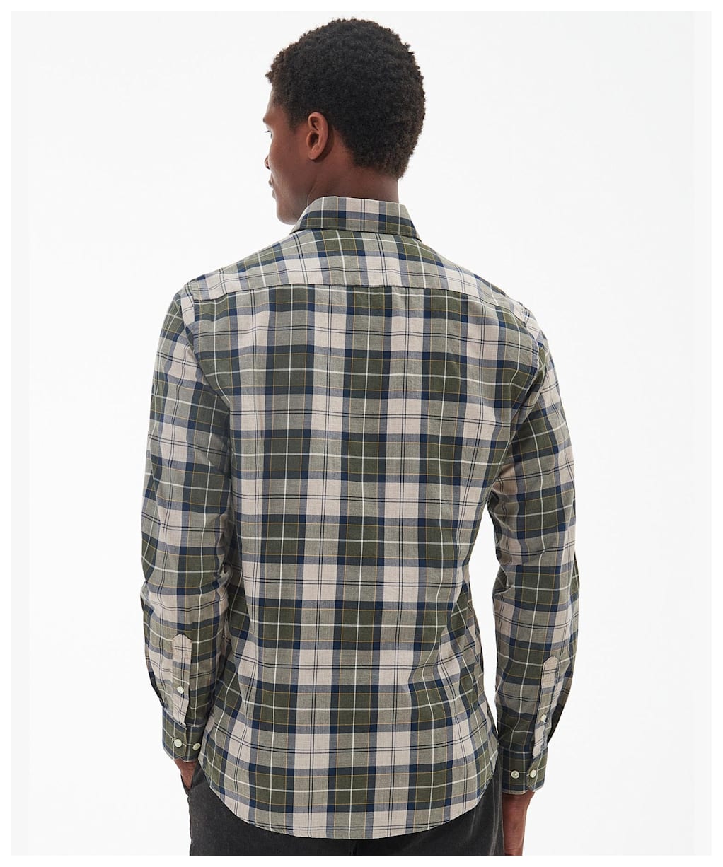 Men’s Barbour Wetherham Tailored Shirt - Forest Mist