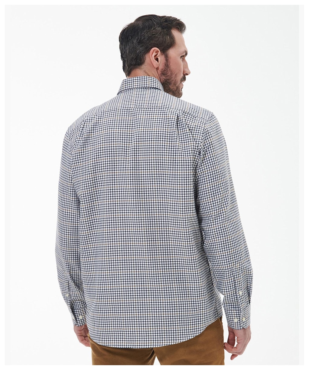 Men’s Barbour Henderson Thermo Weave Shirt - Whisper White