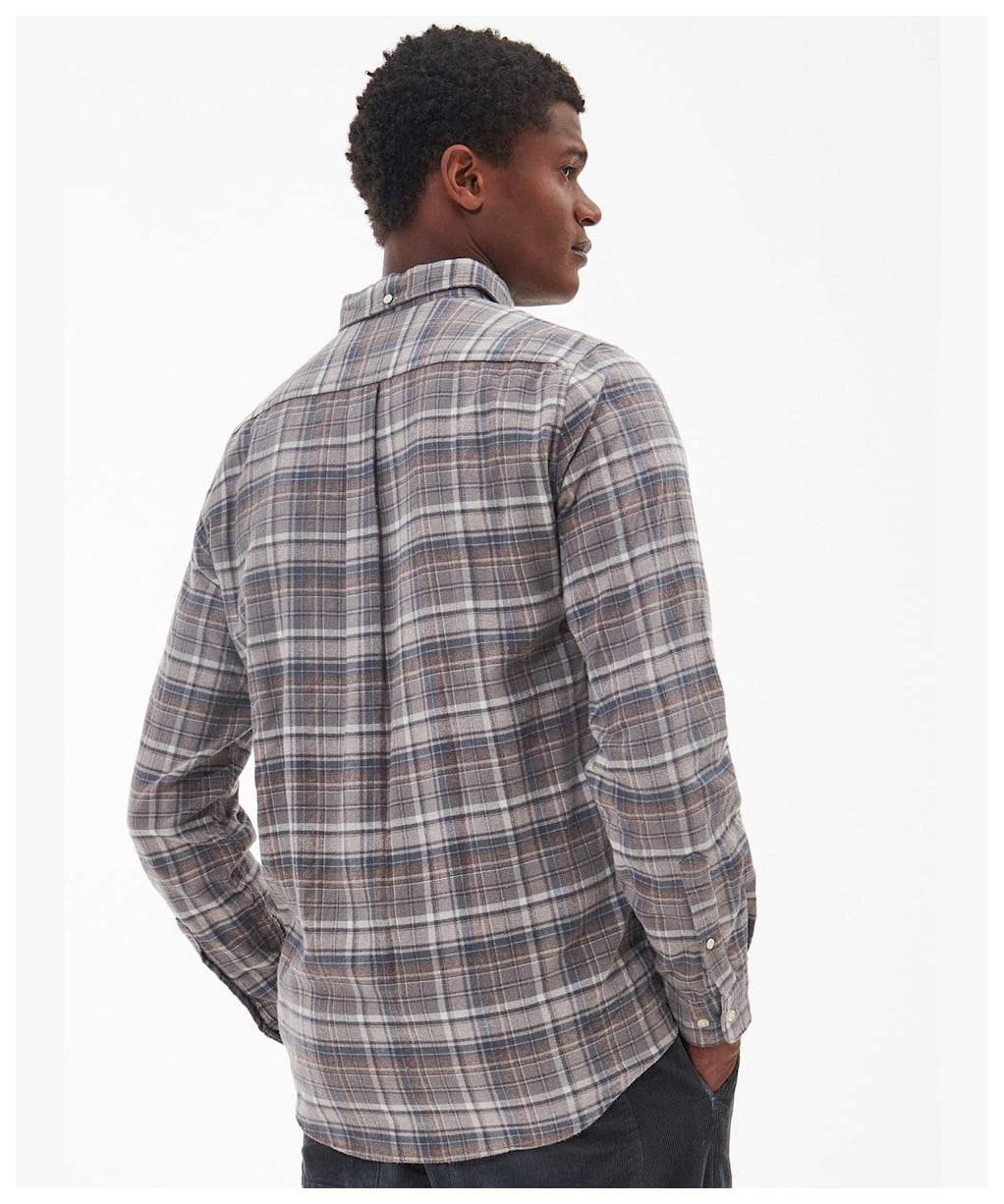 Men's Barbour Holystone Tailored Shirt - Stone Marl