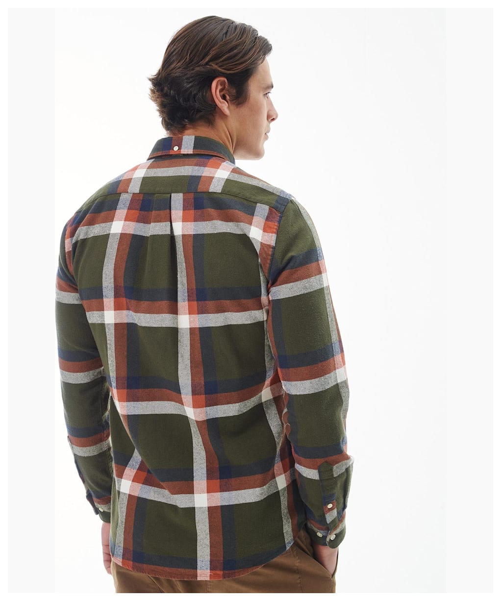 Men's Barbour Folley Tailored Shirt - Olive