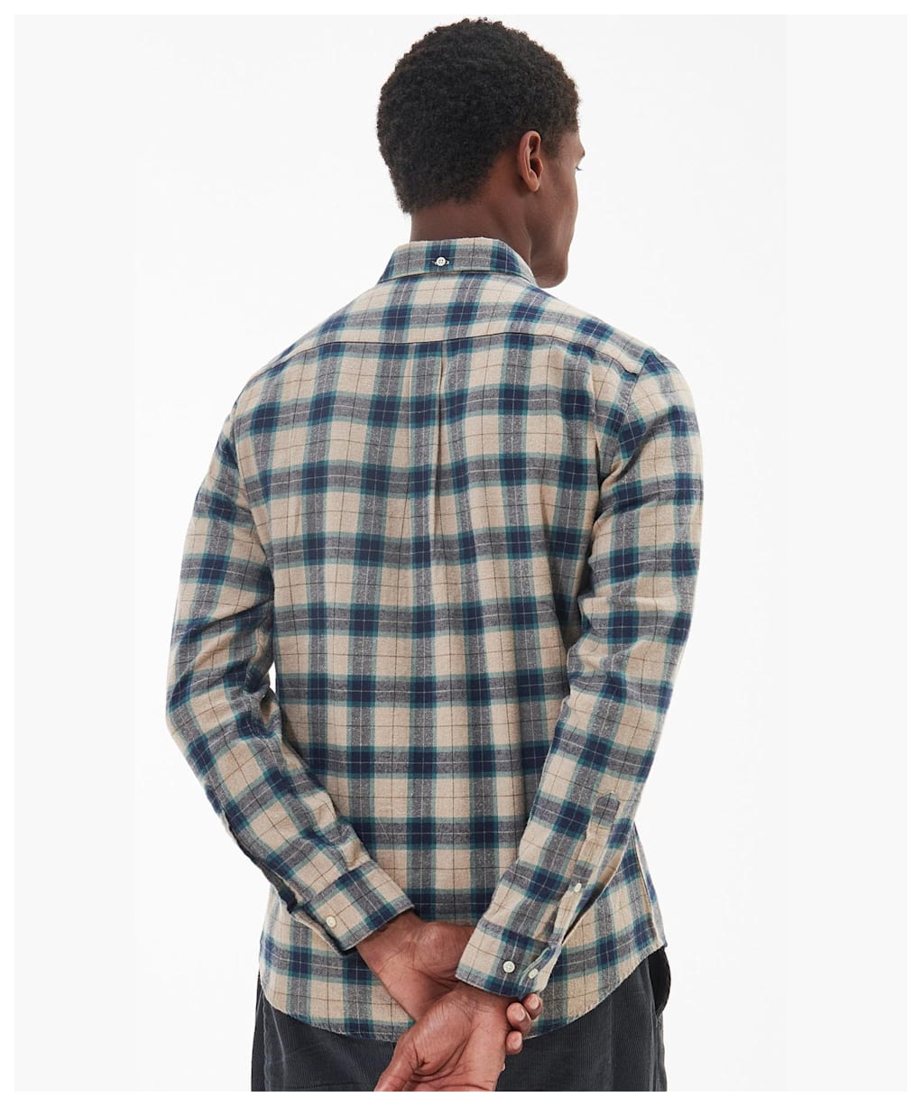 Men's Barbour Castlebridge Tailored Shirt - Stone Marl