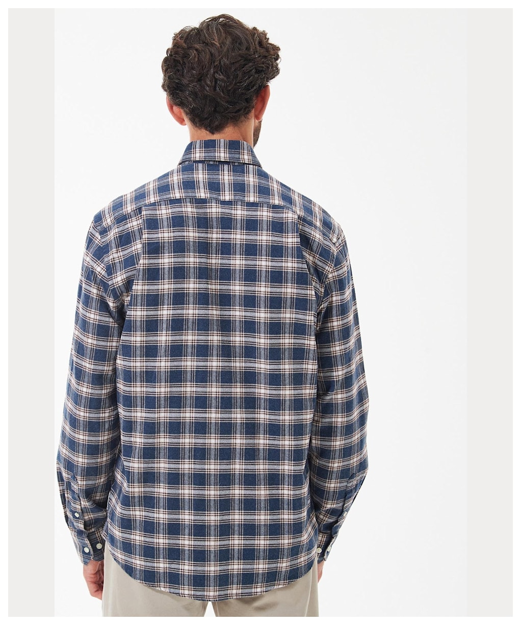 Men's Barbour Bowburn Regular Fit Shirt - Navy Marl