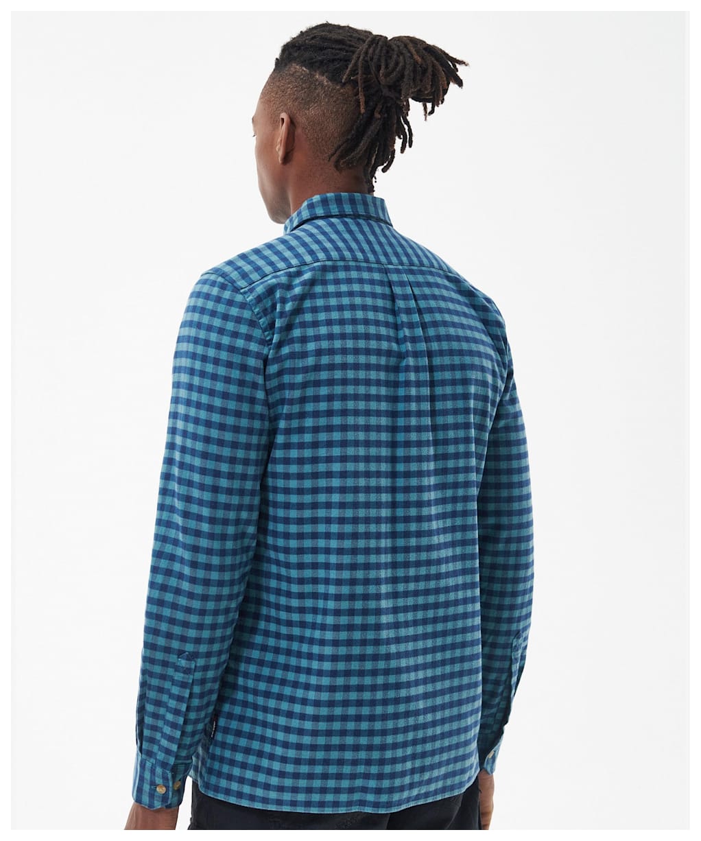 Men's Barbour Convoy Shirt - Washed Green