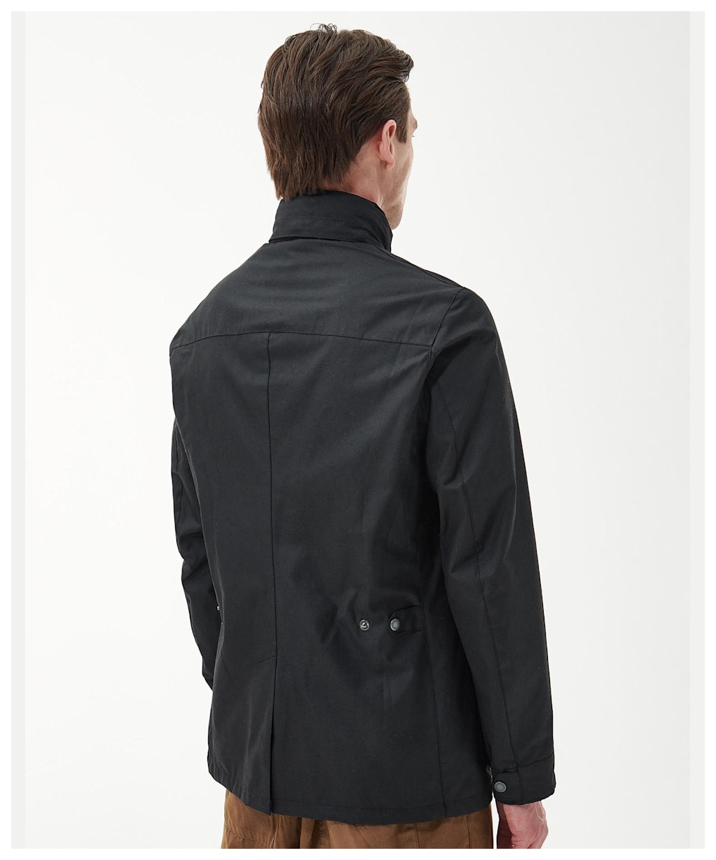 Men’s Barbour Century Wax Jacket - Black / Black Slate
