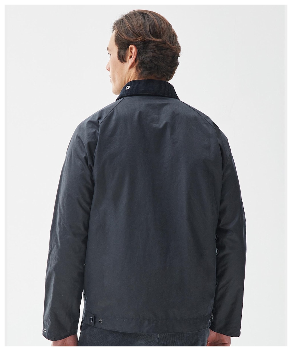 Men's Barbour Short Bedale Wax - Navy