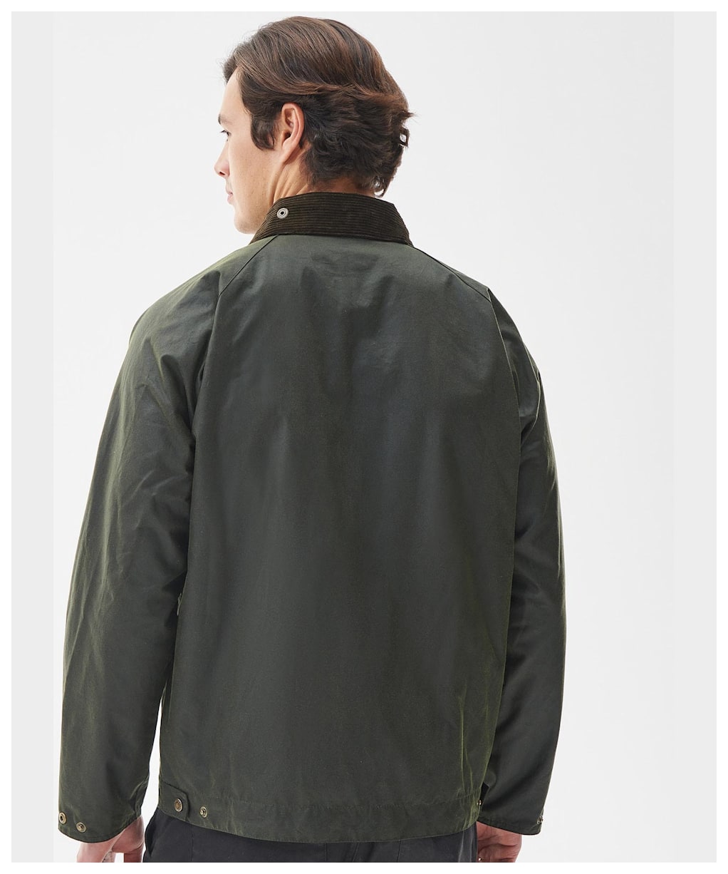 Men's Barbour Short Bedale Wax - Fern
