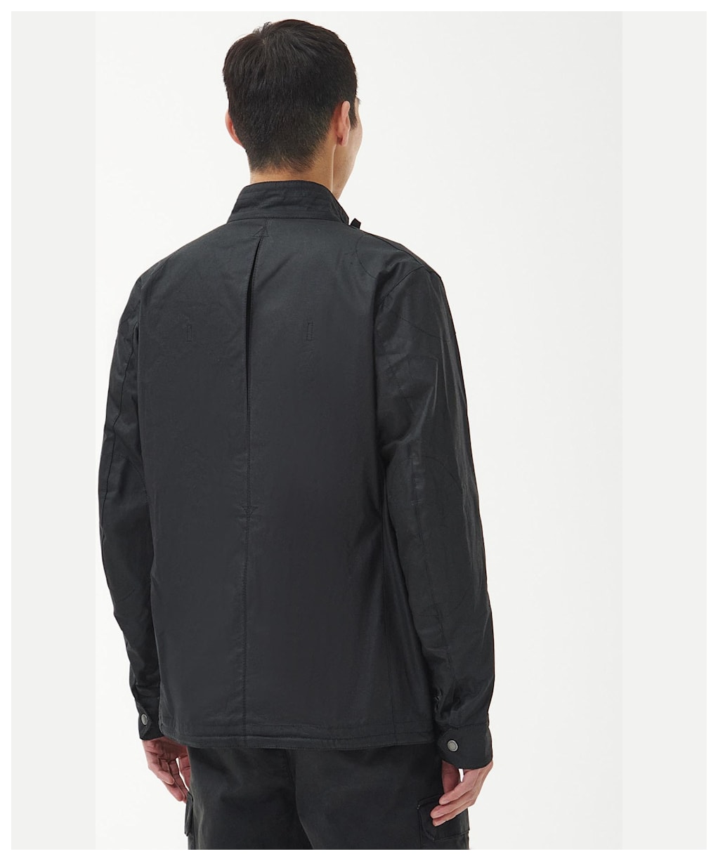 Men's Barbour International Transport Waxed Jacket - Black