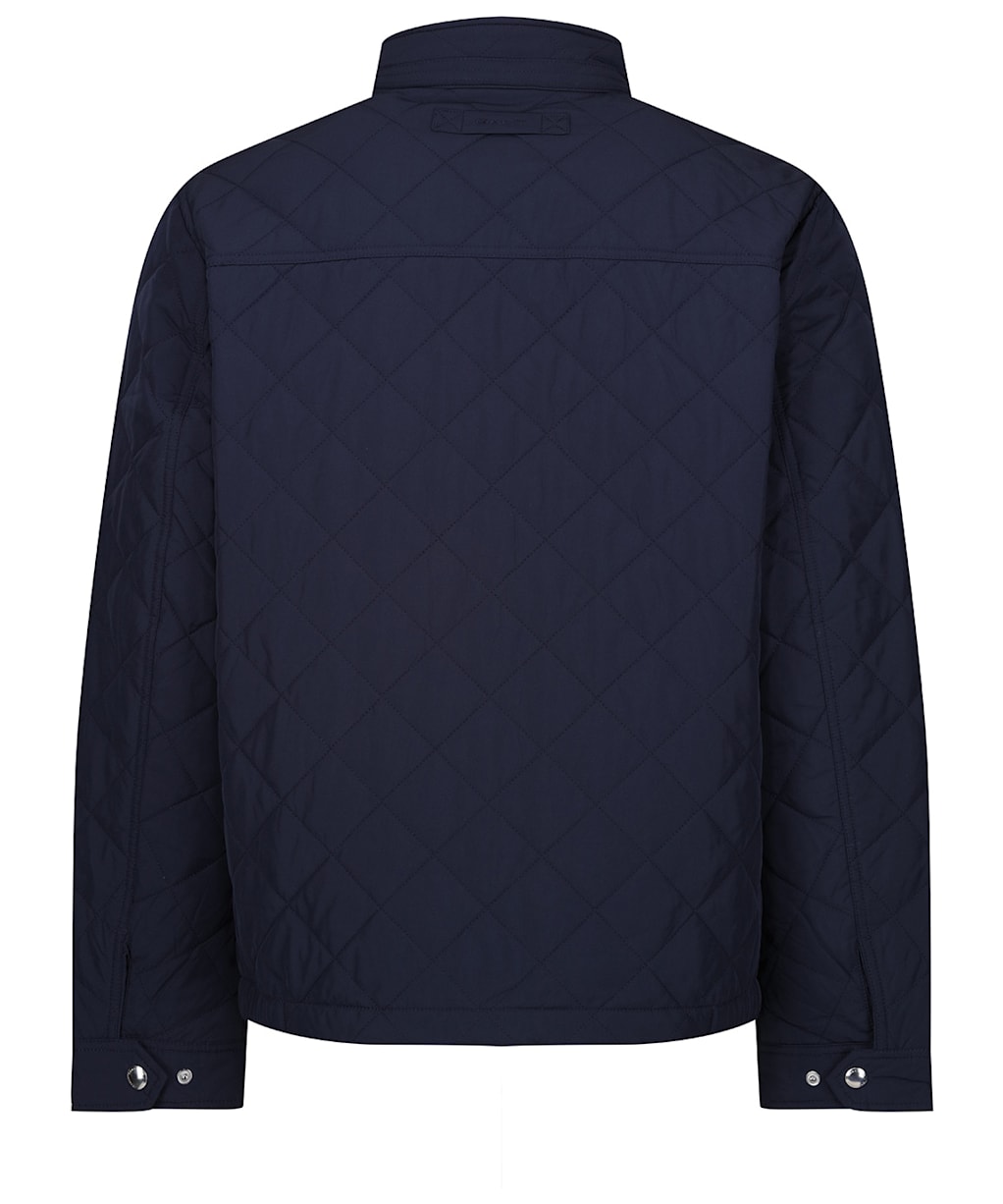 Men's Gant Quilted Windcheater Jacket - Evening Blue