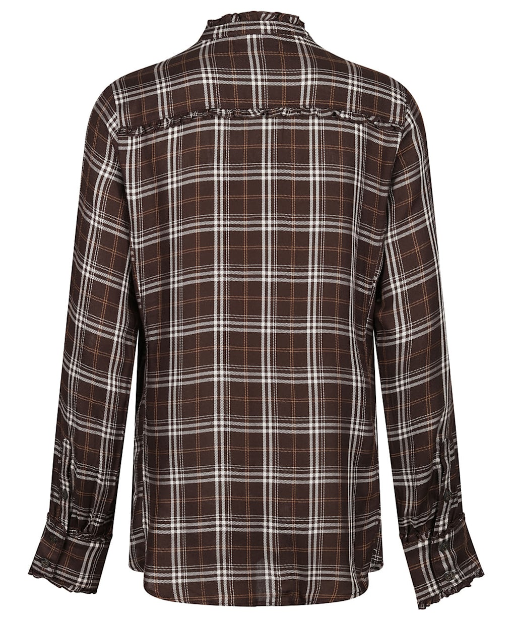 Women's Ariat Clarion Blouse - Mole Plaid