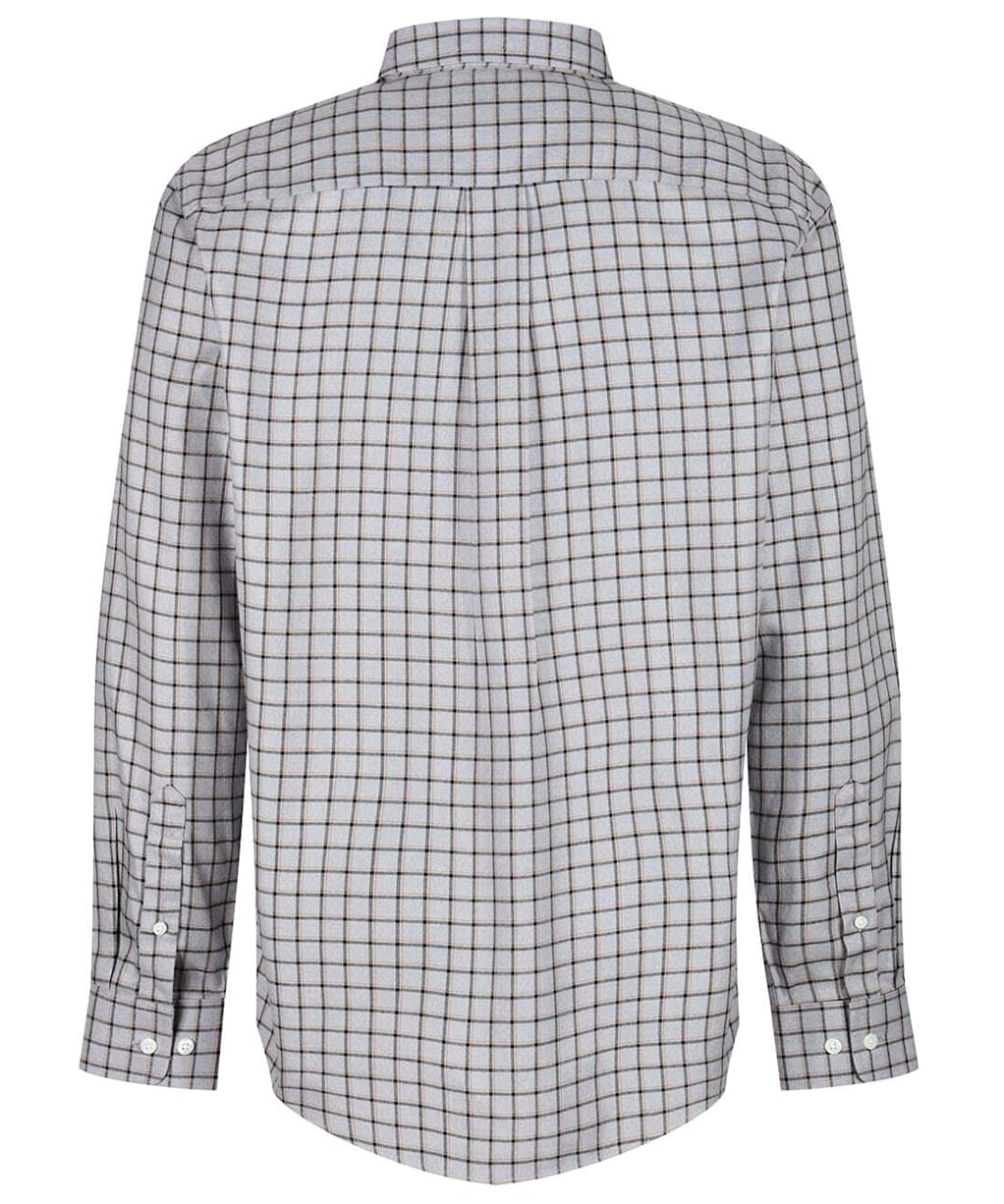 Men's Ariat Clement Button Down Flannel Shirt - Grey Check