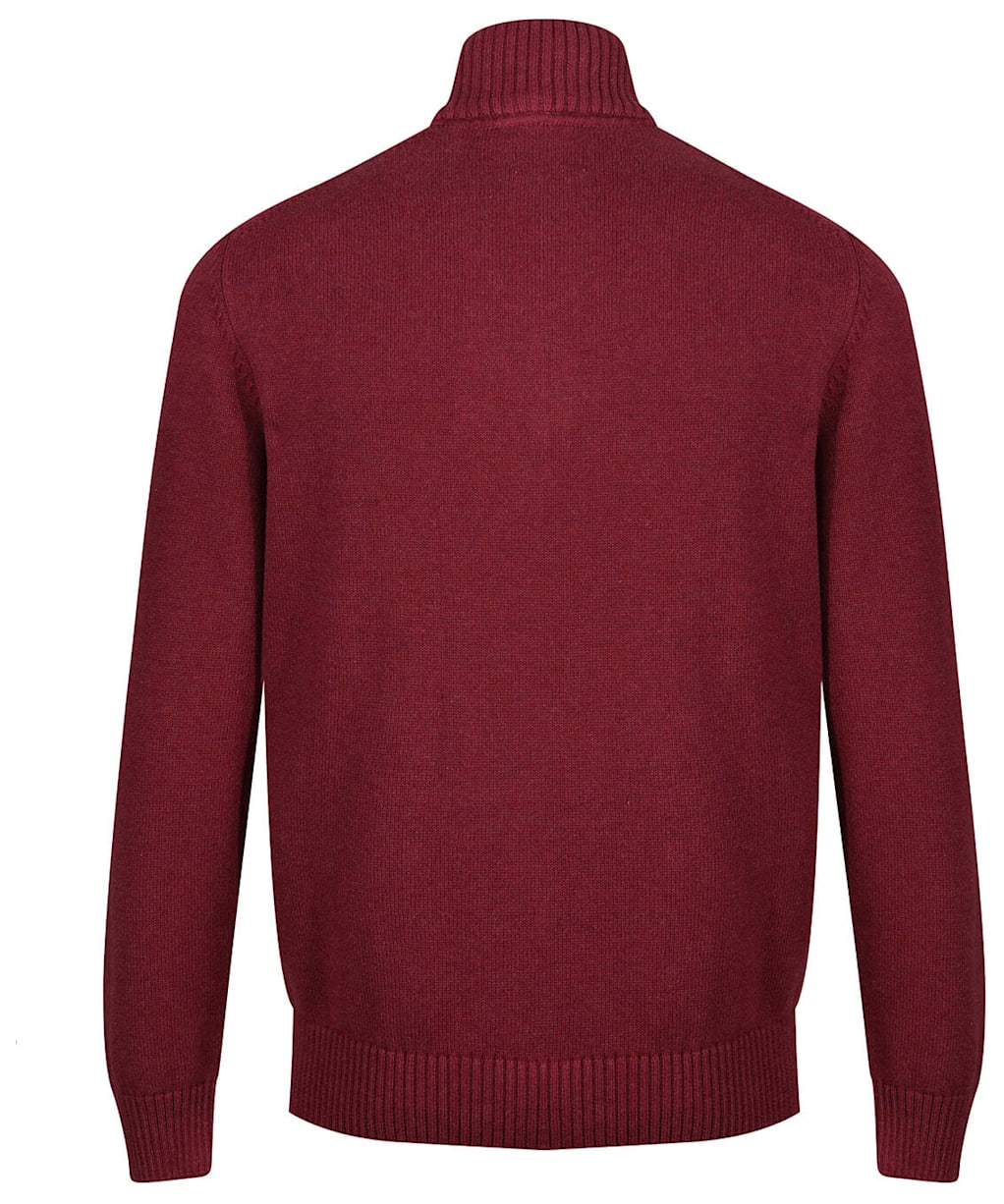 Men's Gant Casual Cotton Half Zip Sweater - Plumped Red