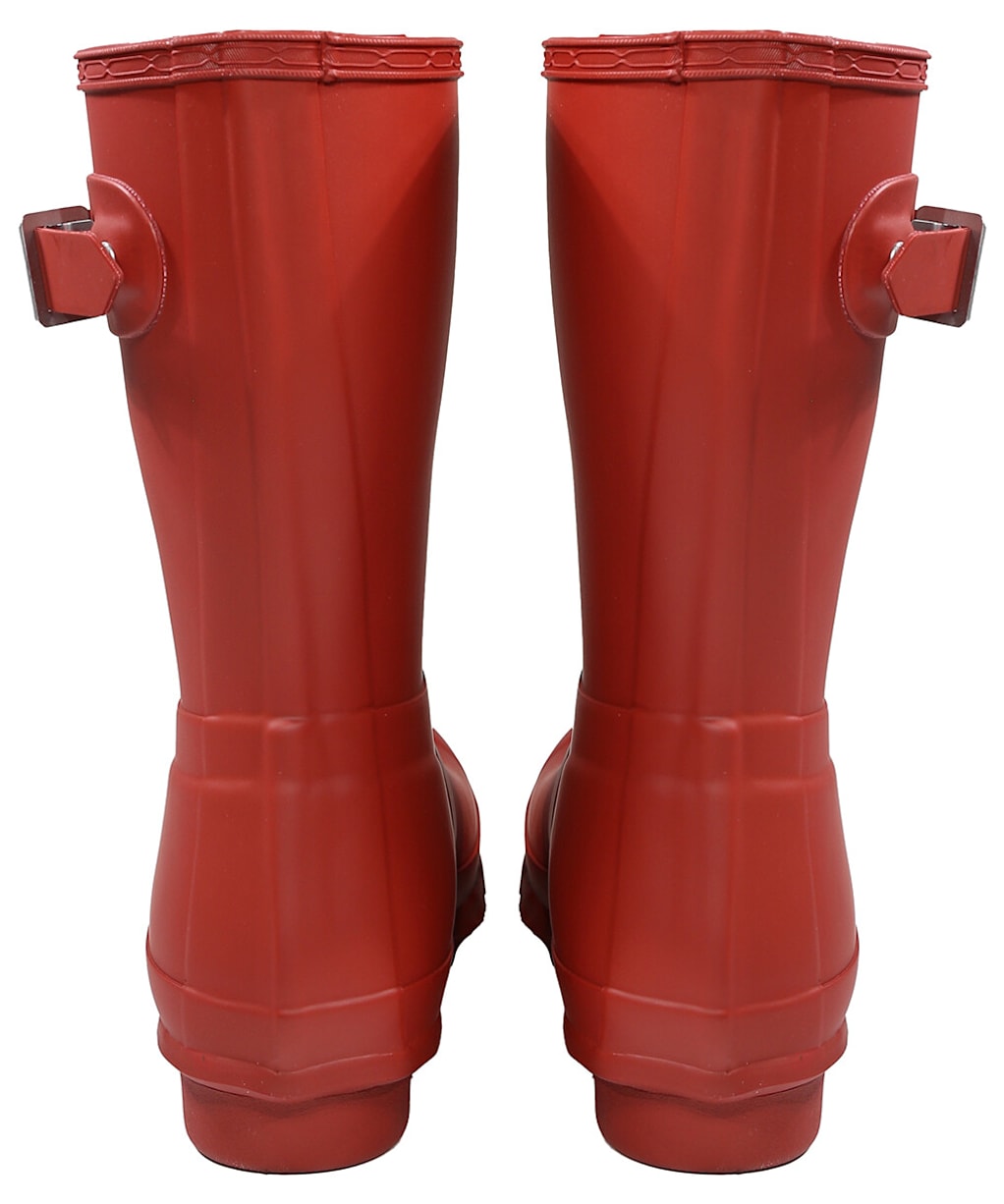 Women's Hunter Original Short Wellington Boots - Military Red
